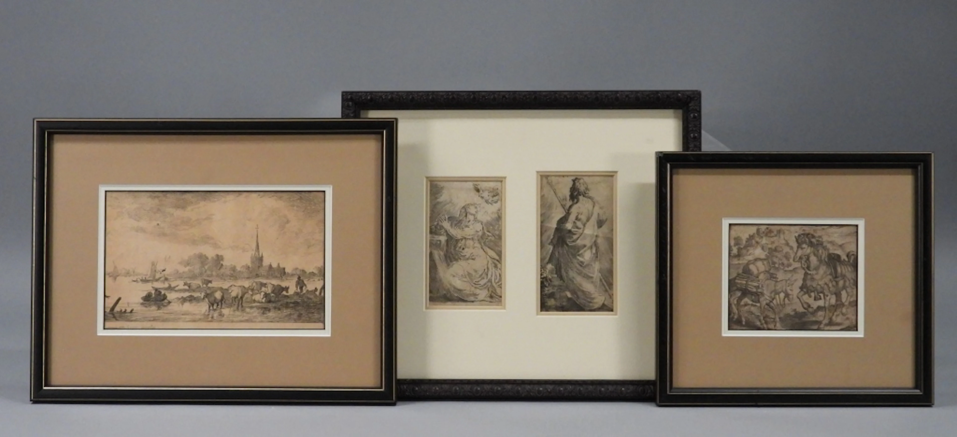 3PC 16-17C Old Master Etchings