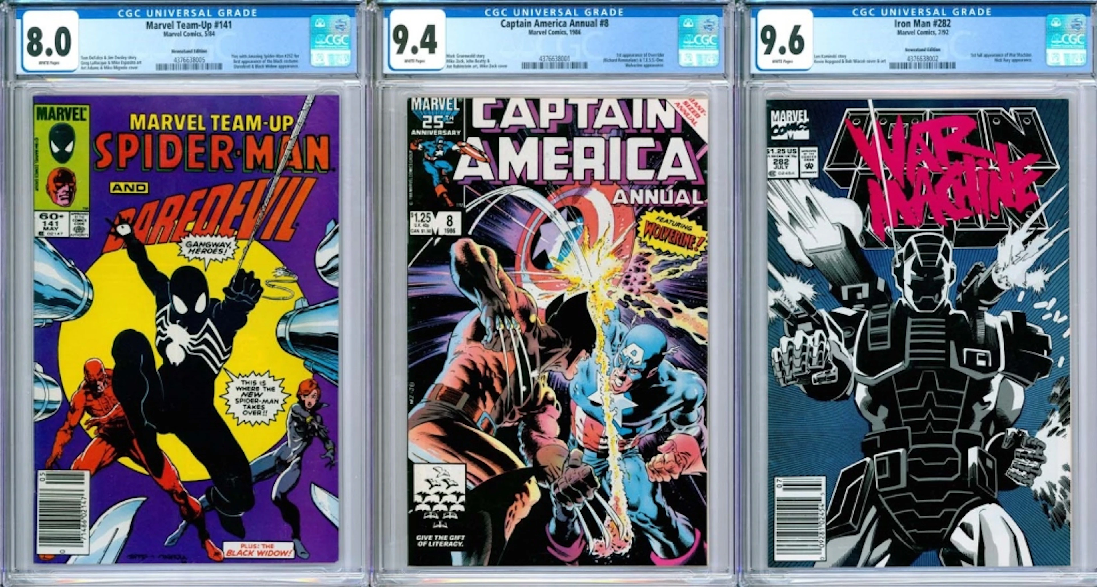 3PC Marvel Comics CGC Modern Key Group