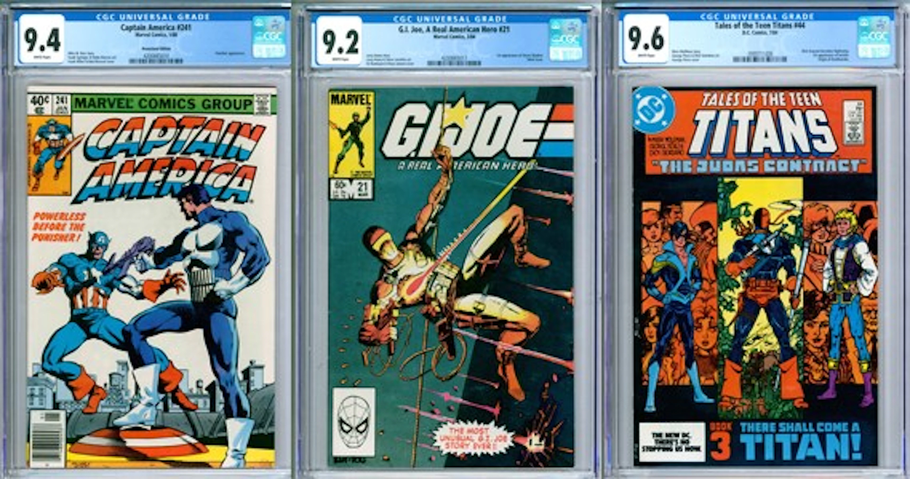 3PC DC Marvel Comics CGC Modern Key Group