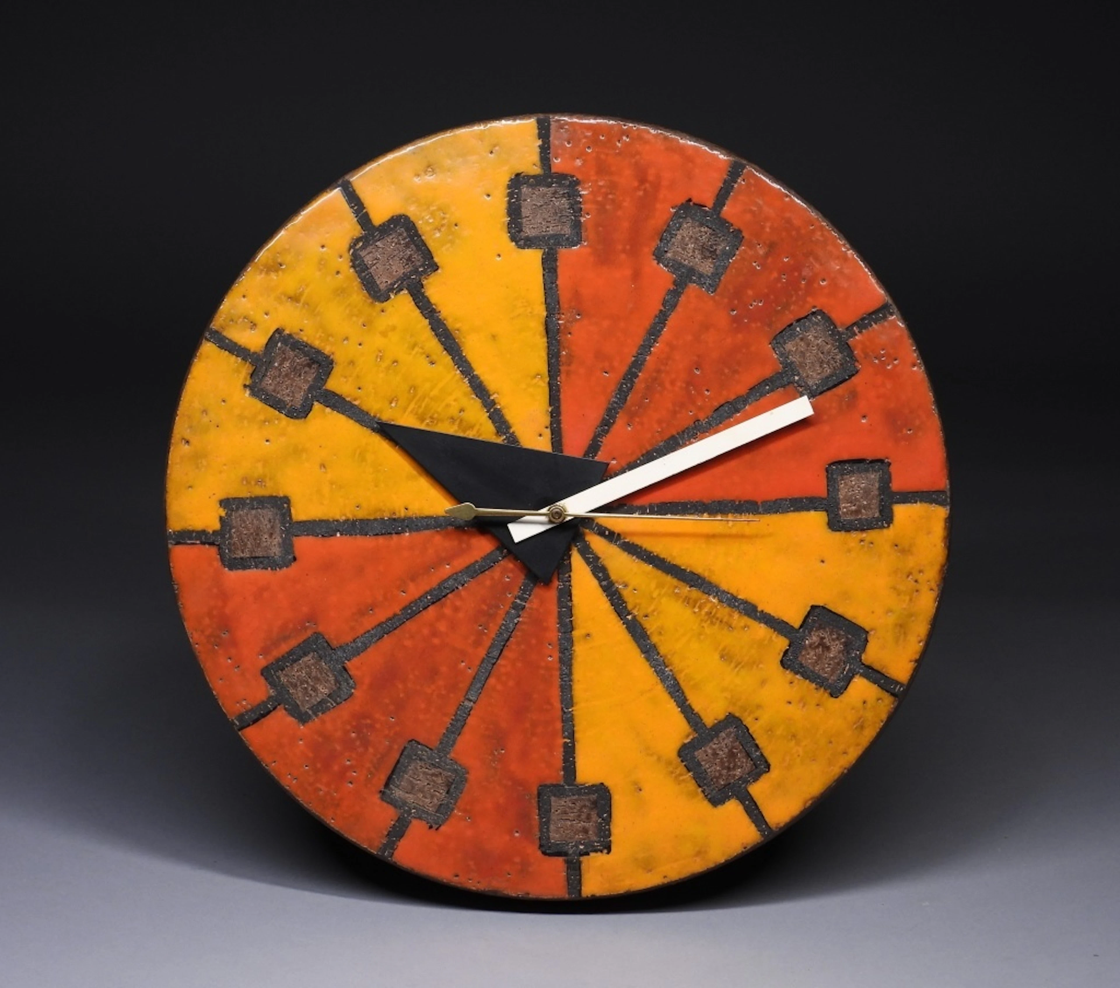 Bitossi George Nelson Meridian Ceramic Clock