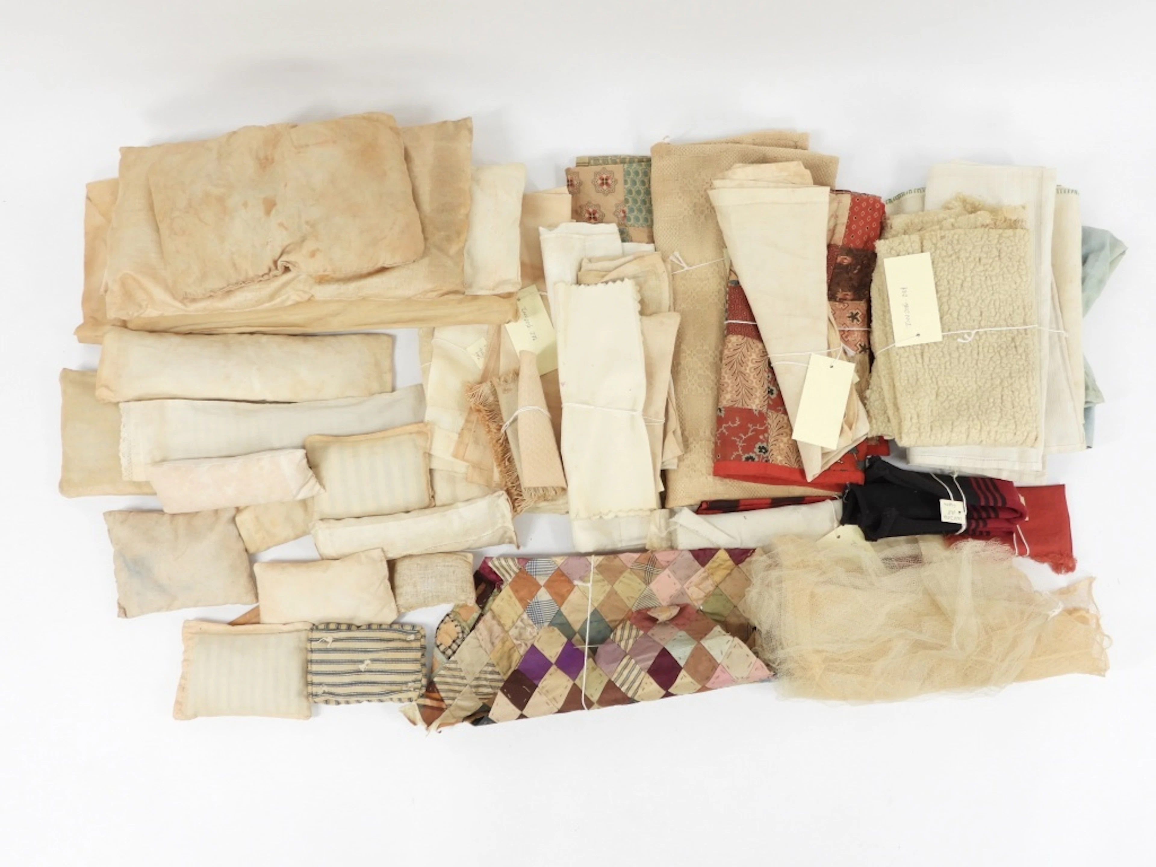 Antique Doll Textile Blanket Accessories ex RISD