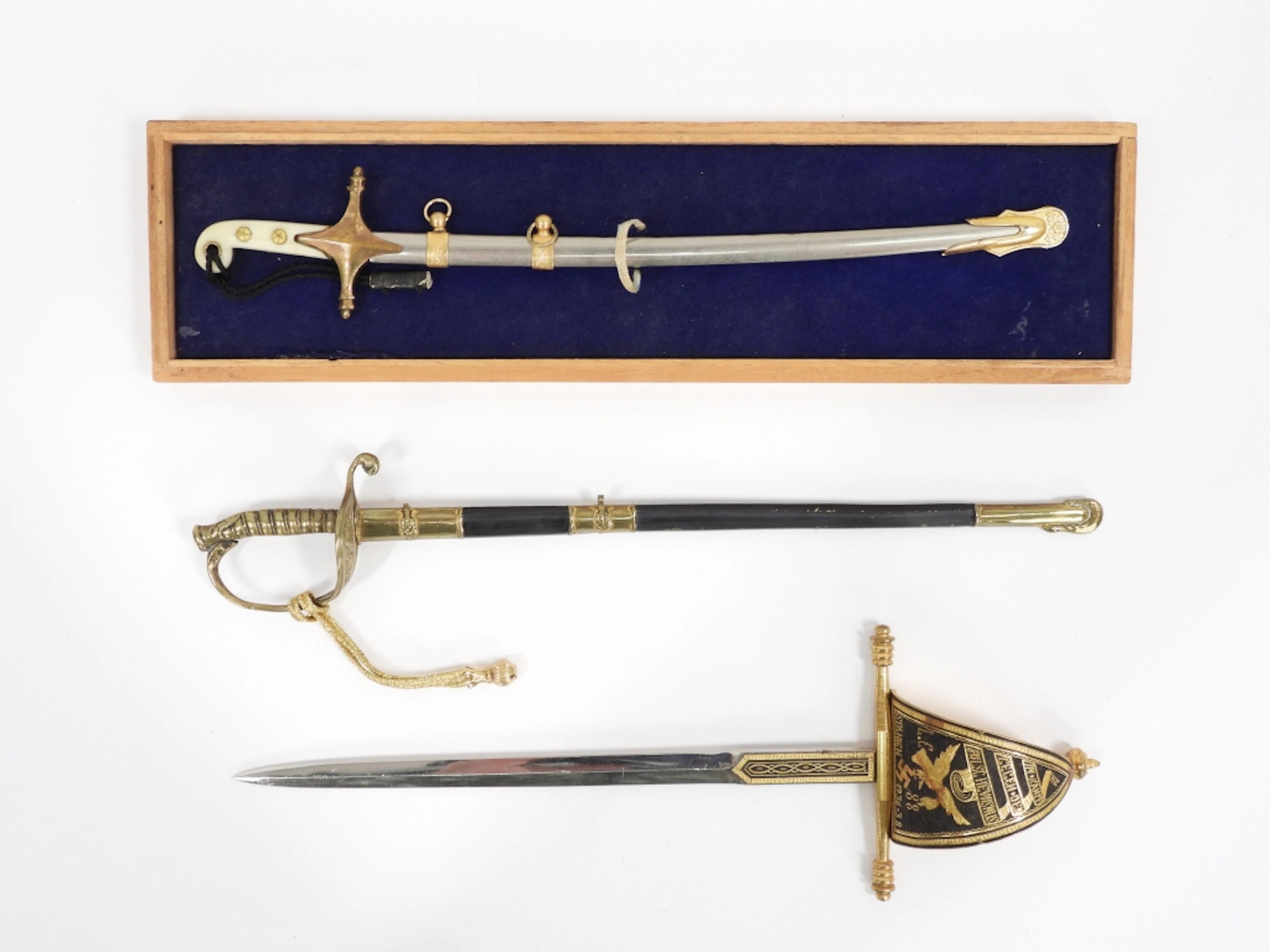 Three Miniature Swords/Letter Openers