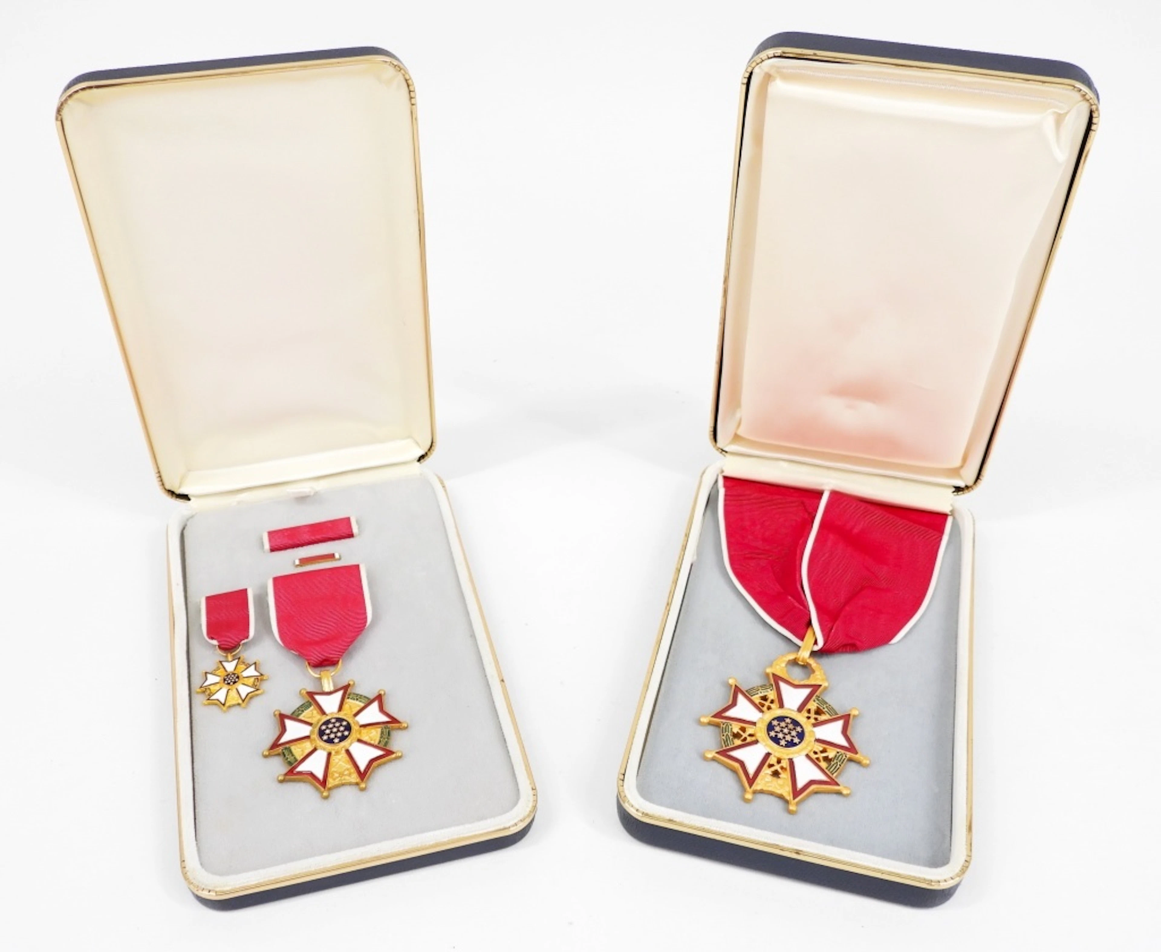 Two Cased Legion of Merit Medals