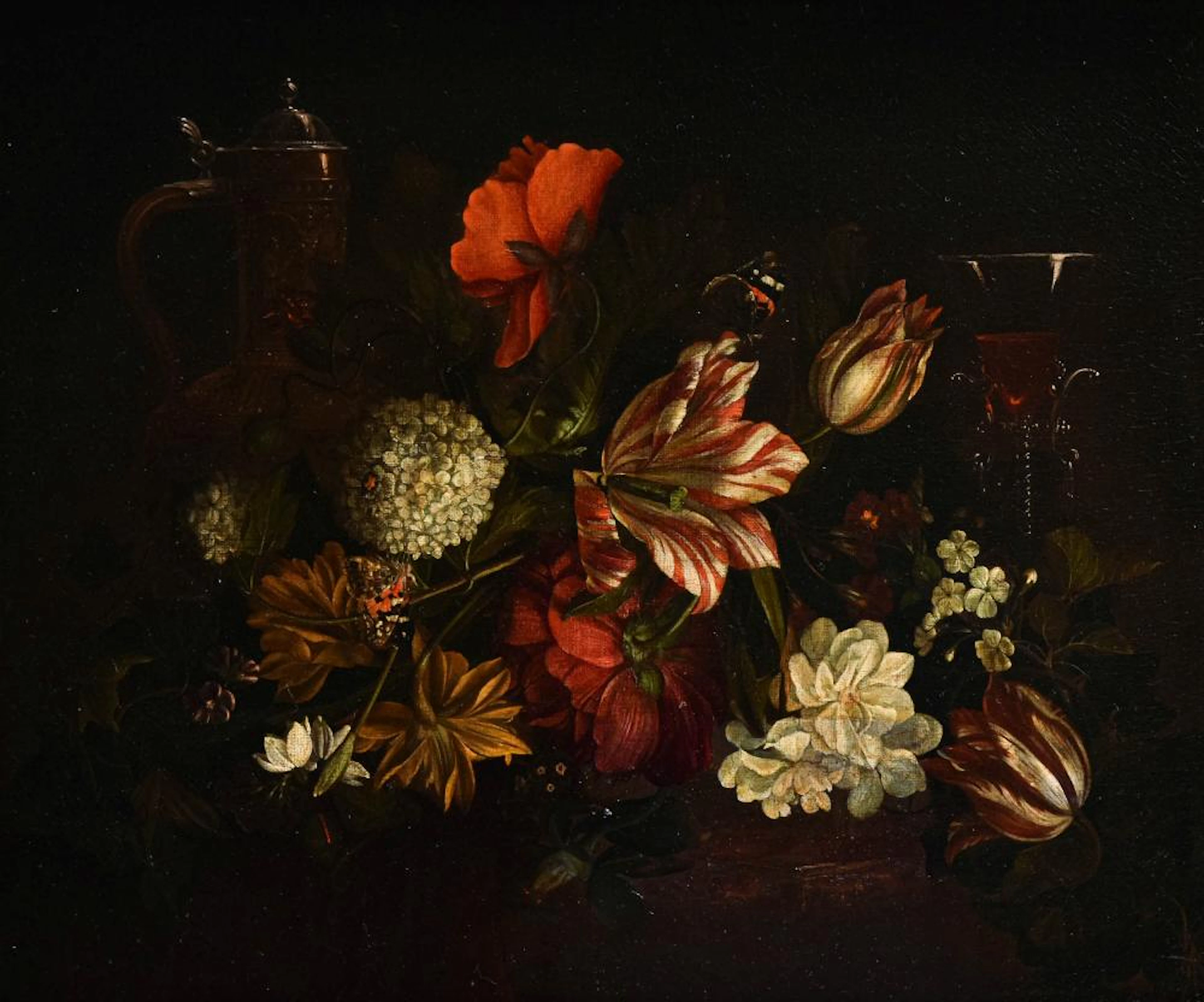 Entourage de Rachel RUYSCH (La Haye 1664 - Amsterdam 1750)