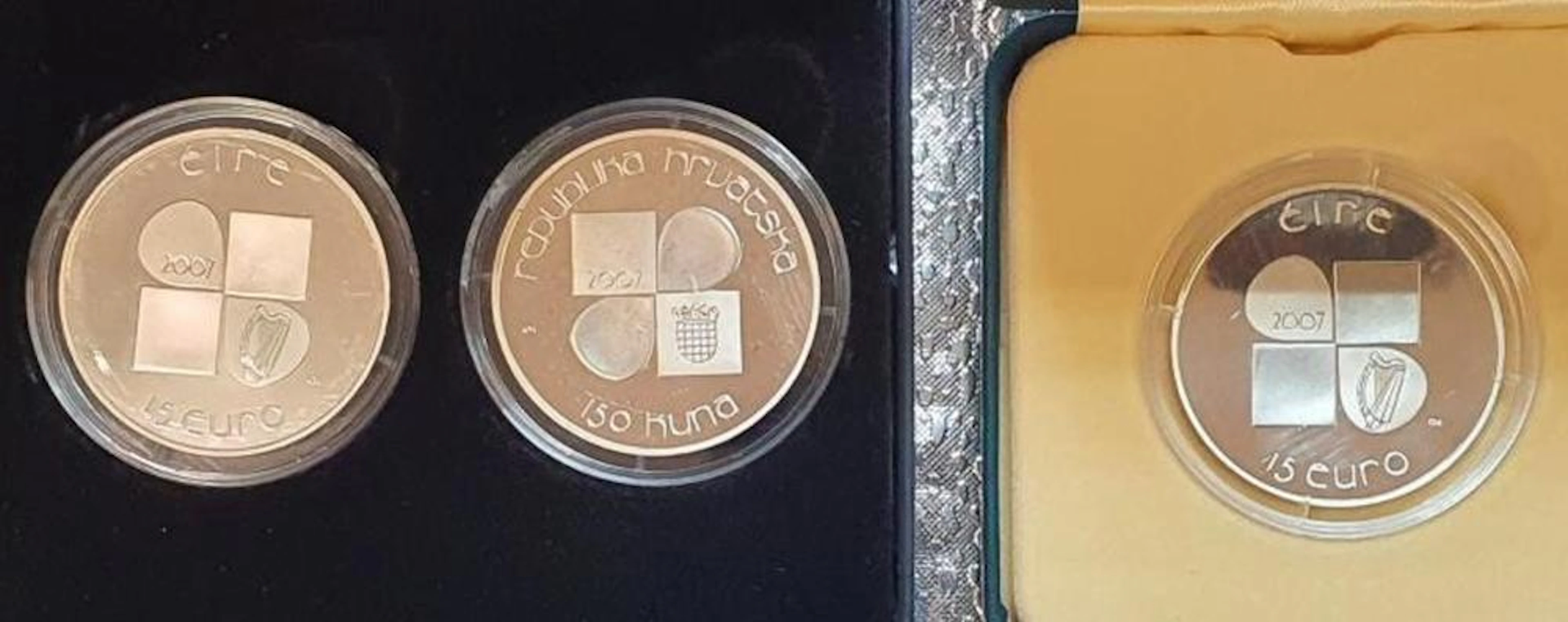 2007 Ireland & Croatia 2 Coin Ivan Mestrovic Silve?