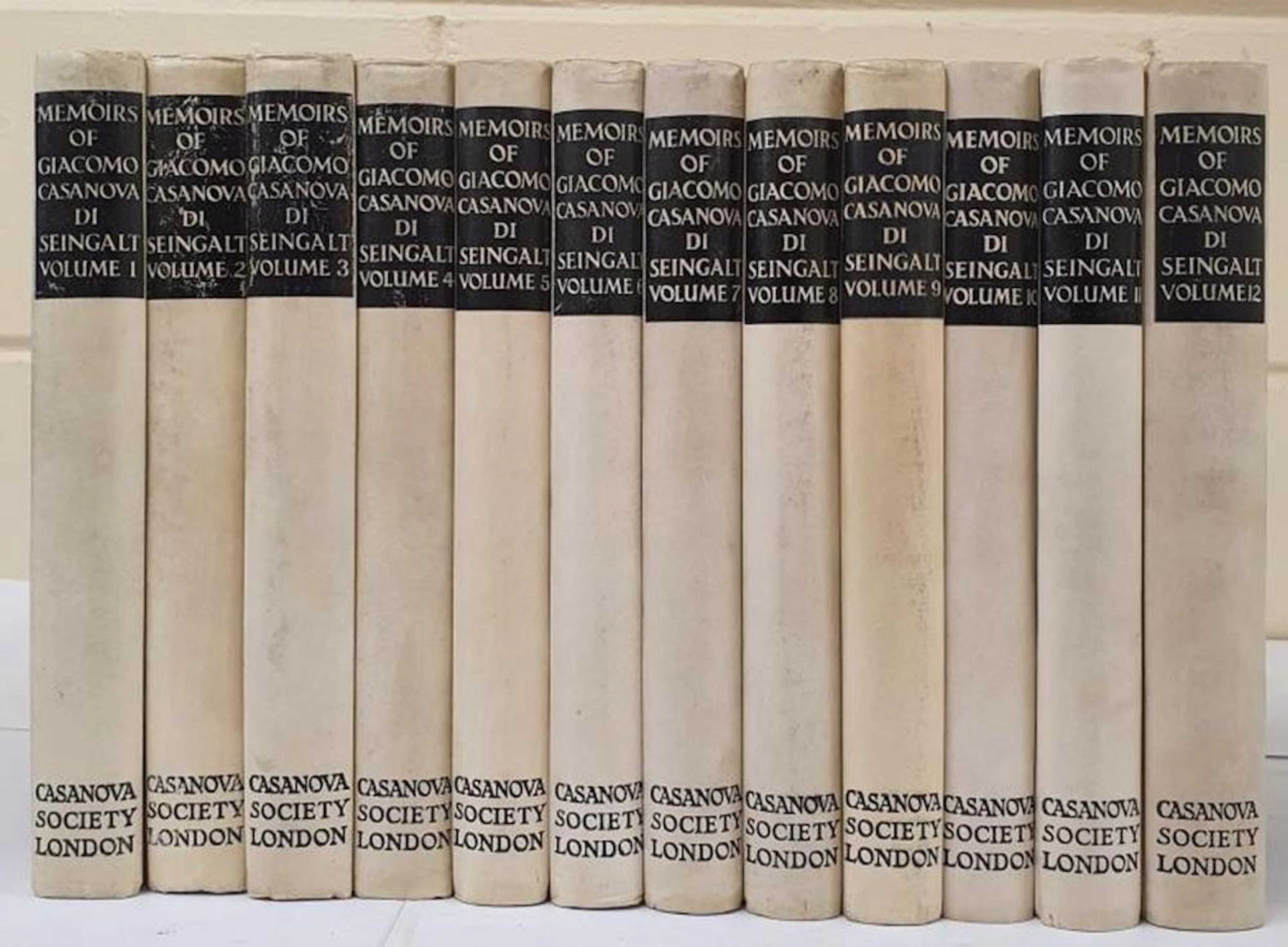 The Memoirs of Giacomo Casanova Di Seingalt