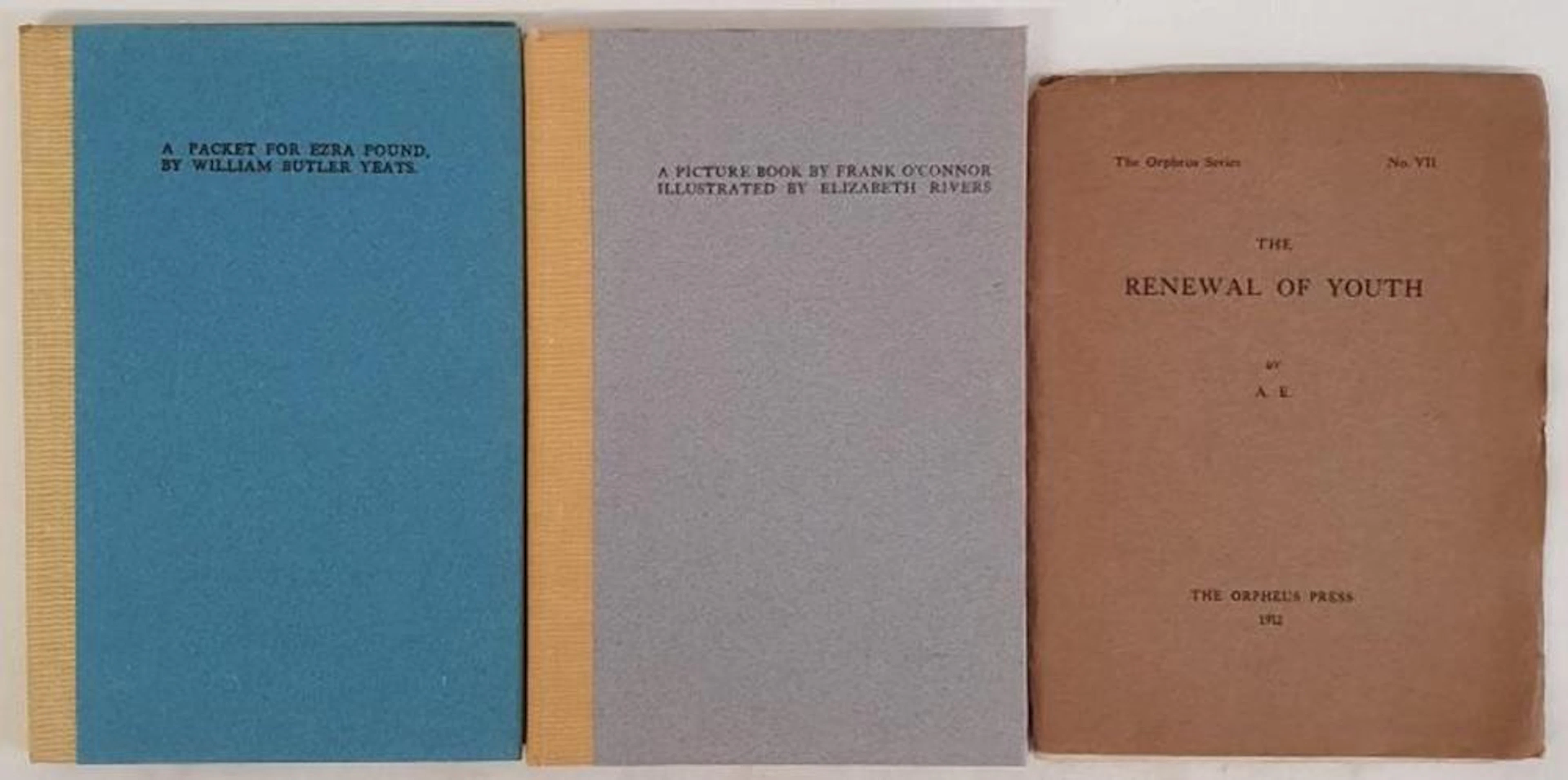 A. E. The Renewal of Youth. 1911. 1st. Small quarto. Early George Russell w