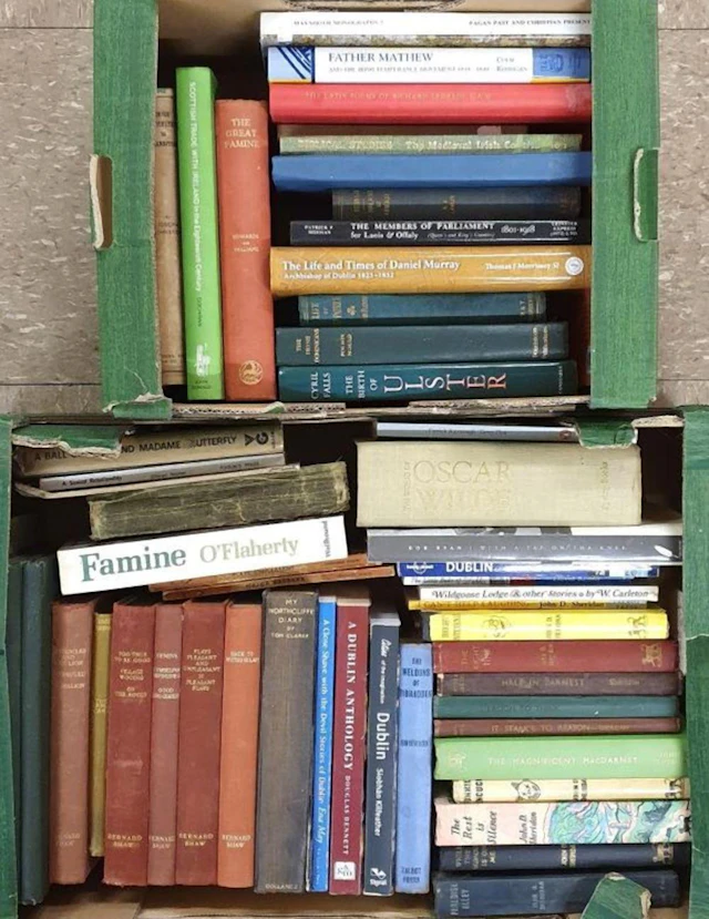 The Great Famine by Edwards. First edition; Life of St. Patrick by Fleming