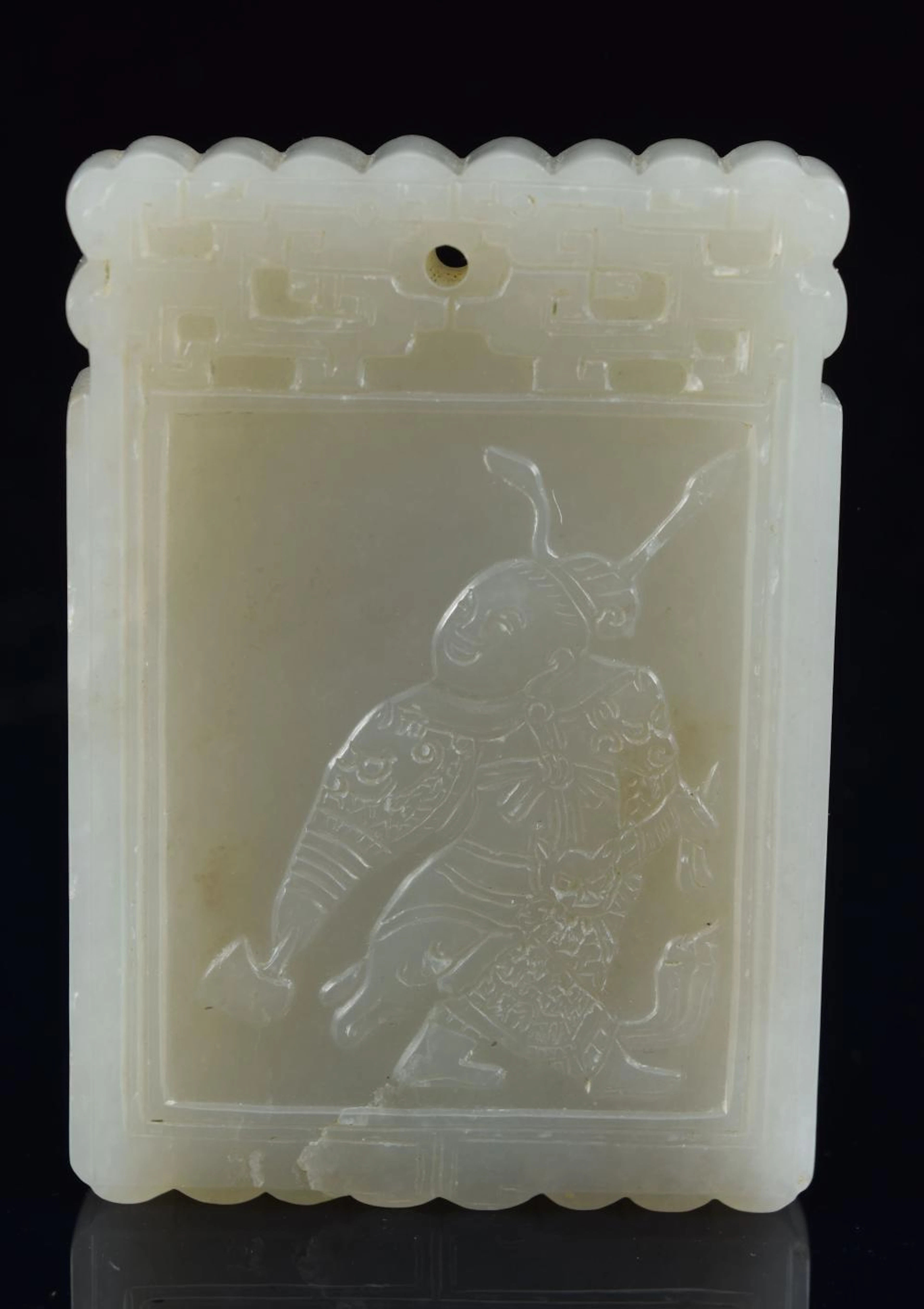 White jade pendant