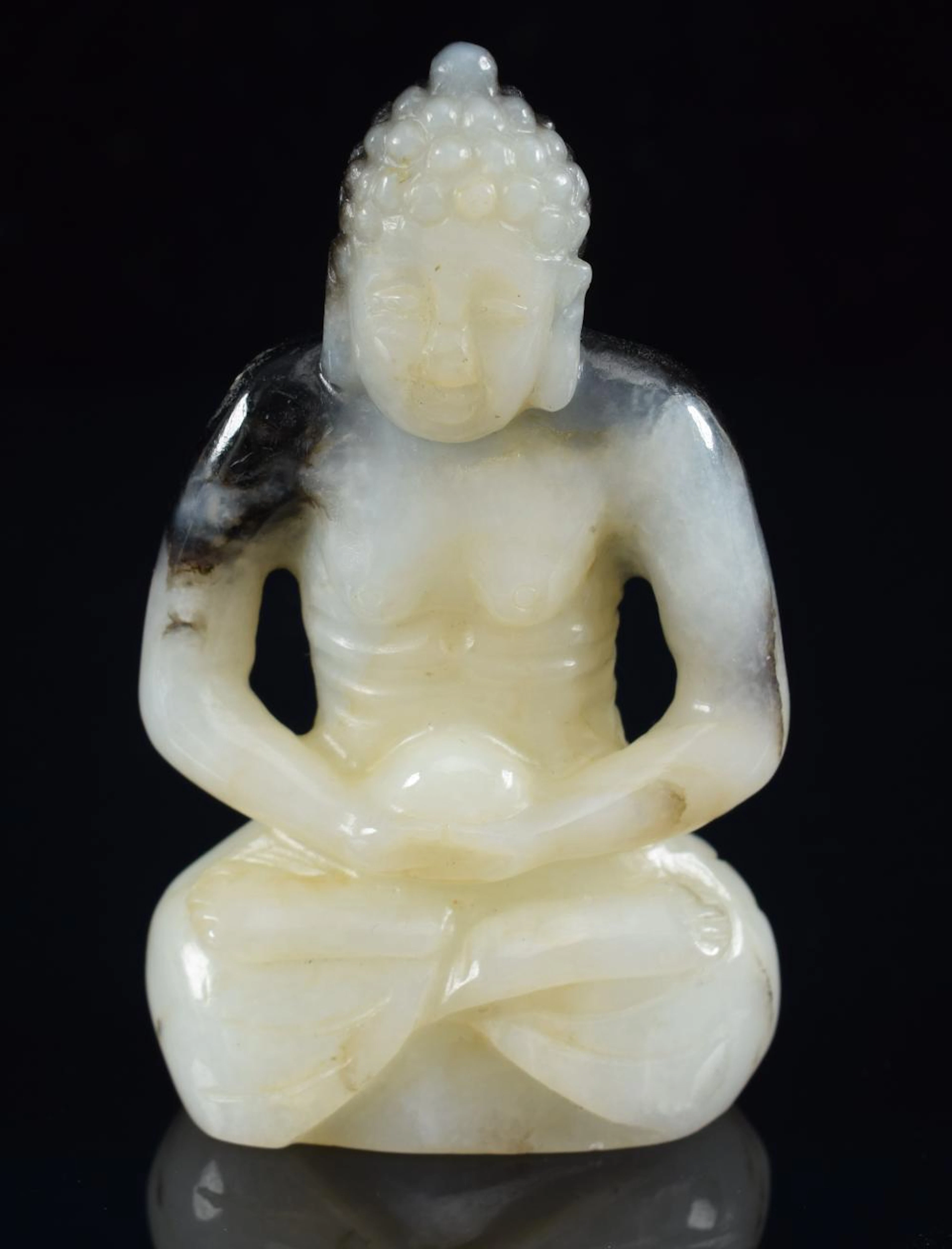 Jade carving of a buddha