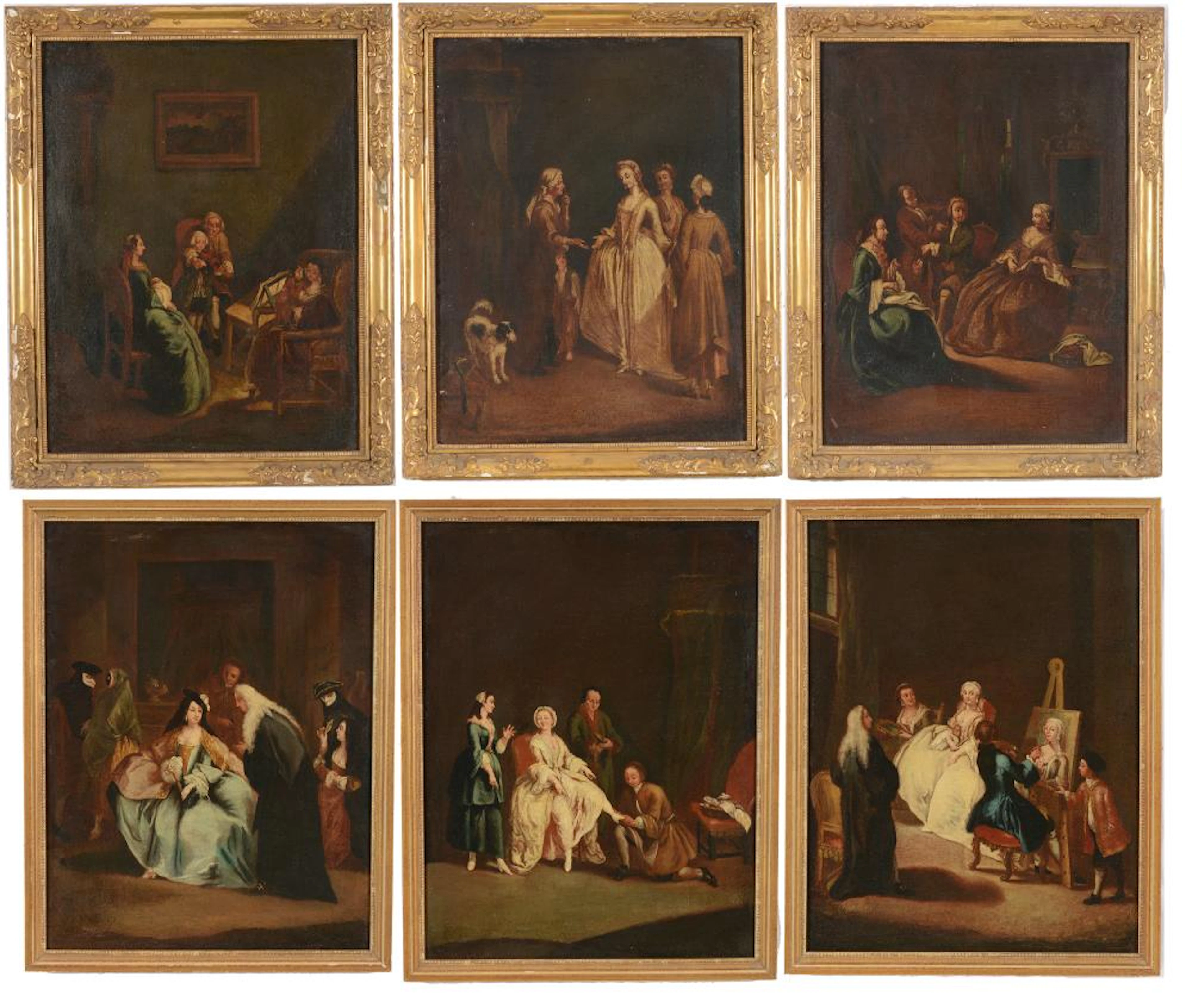 18th century Italian old master Pietro Longhi paintings