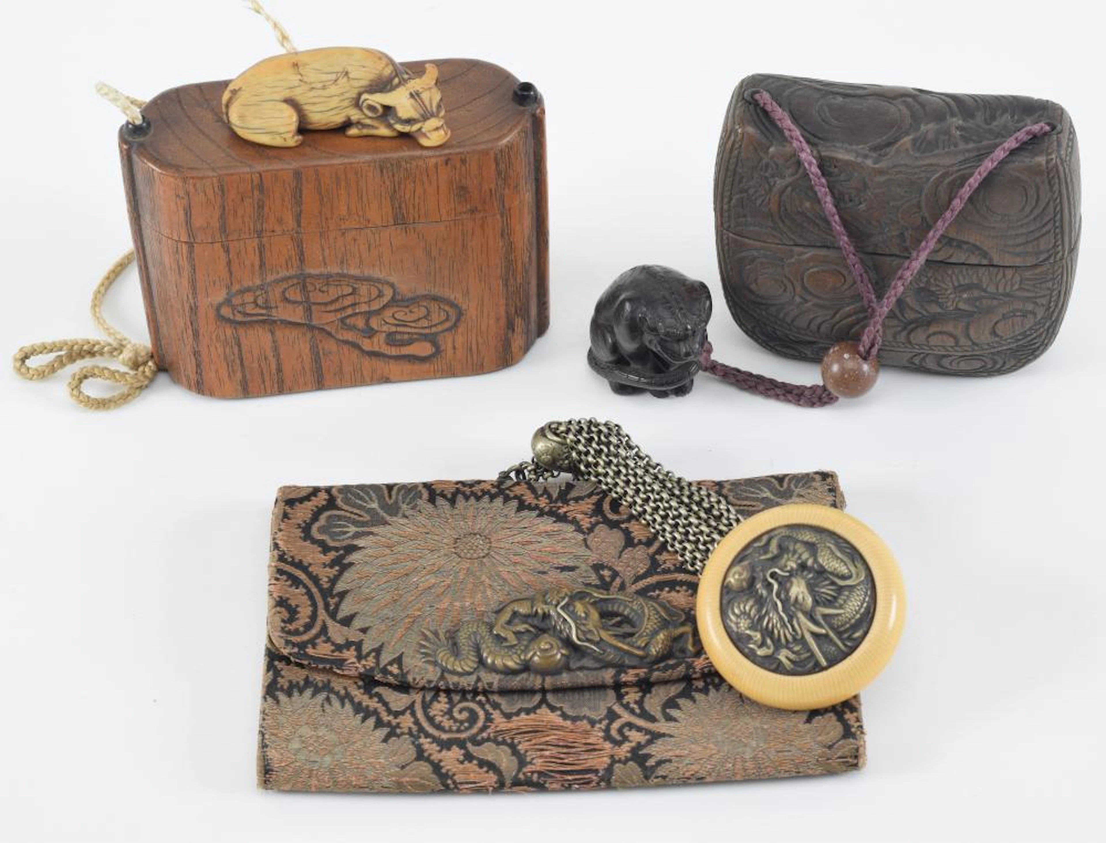 Lot of 3 inro sets