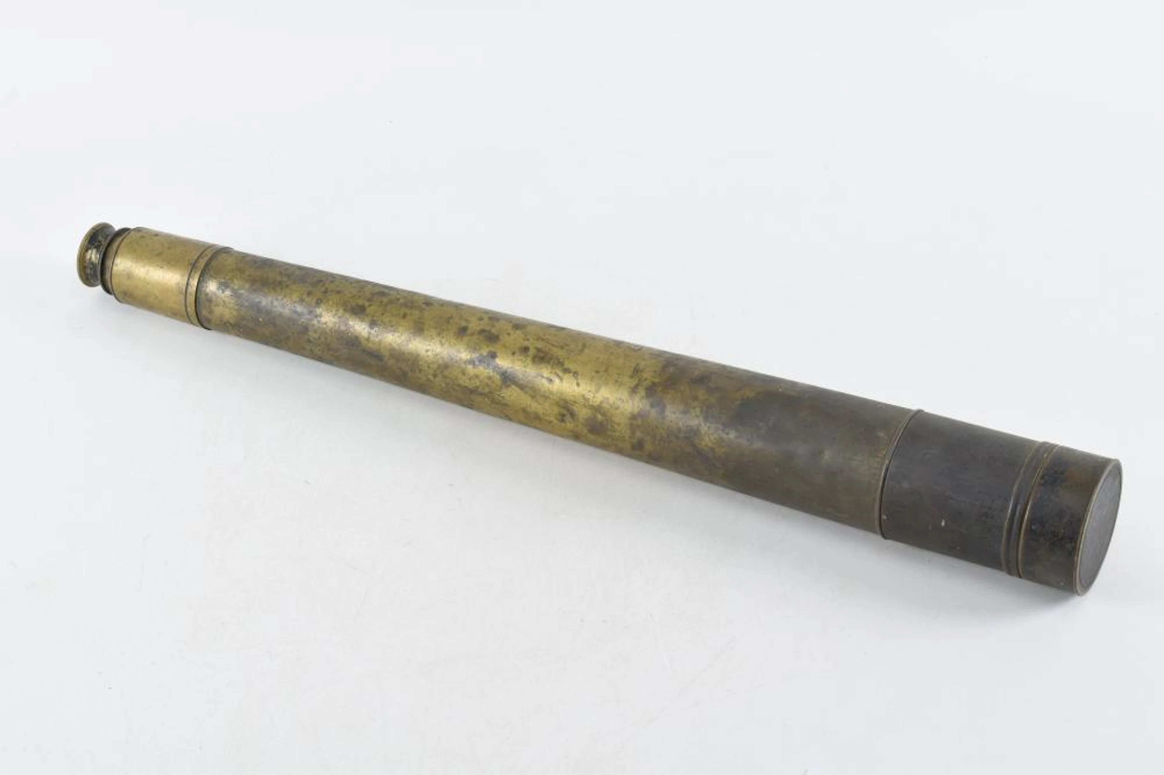 Antique Brass Telescope stamped "H