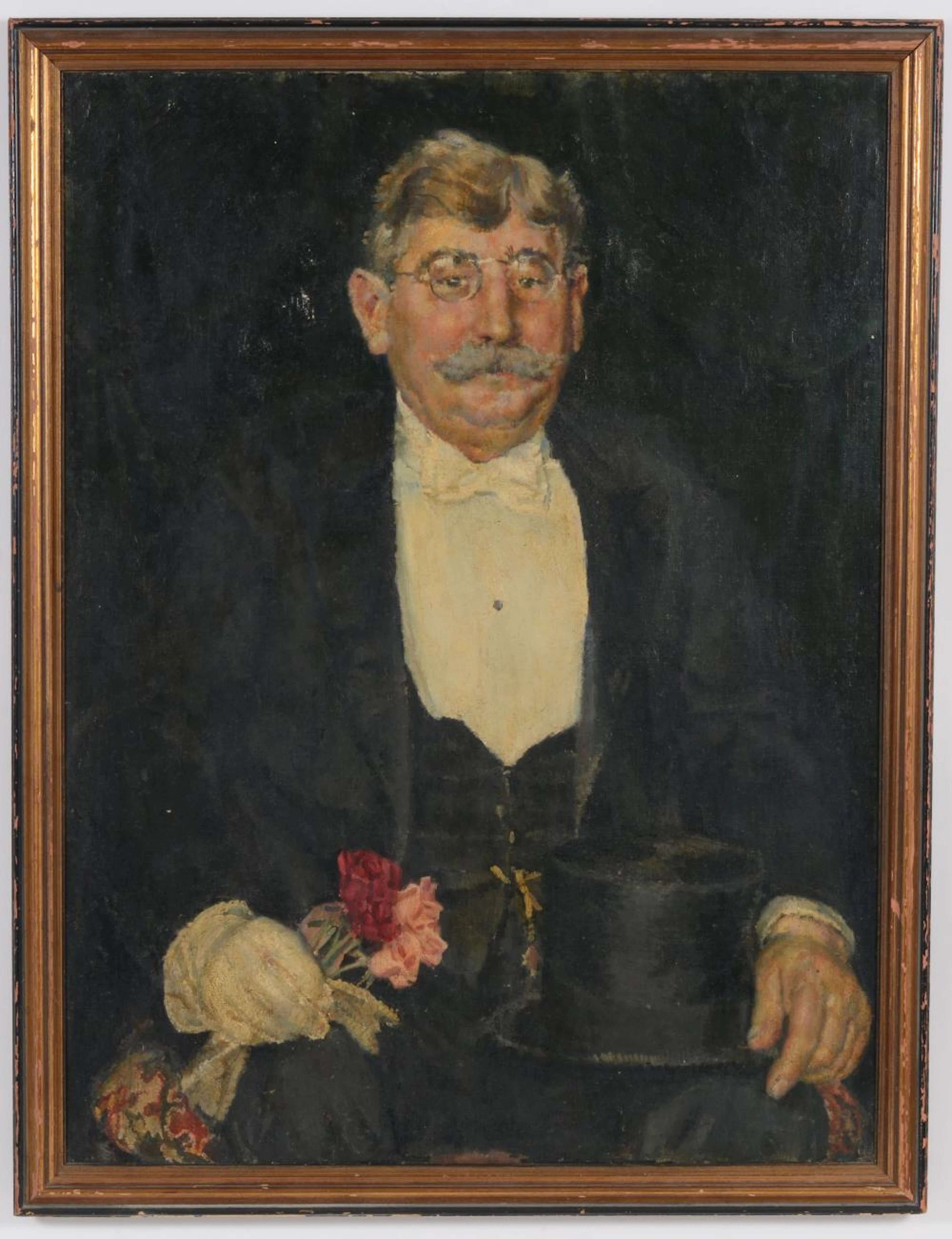 Early 20th century impressionist Ashcan school style...