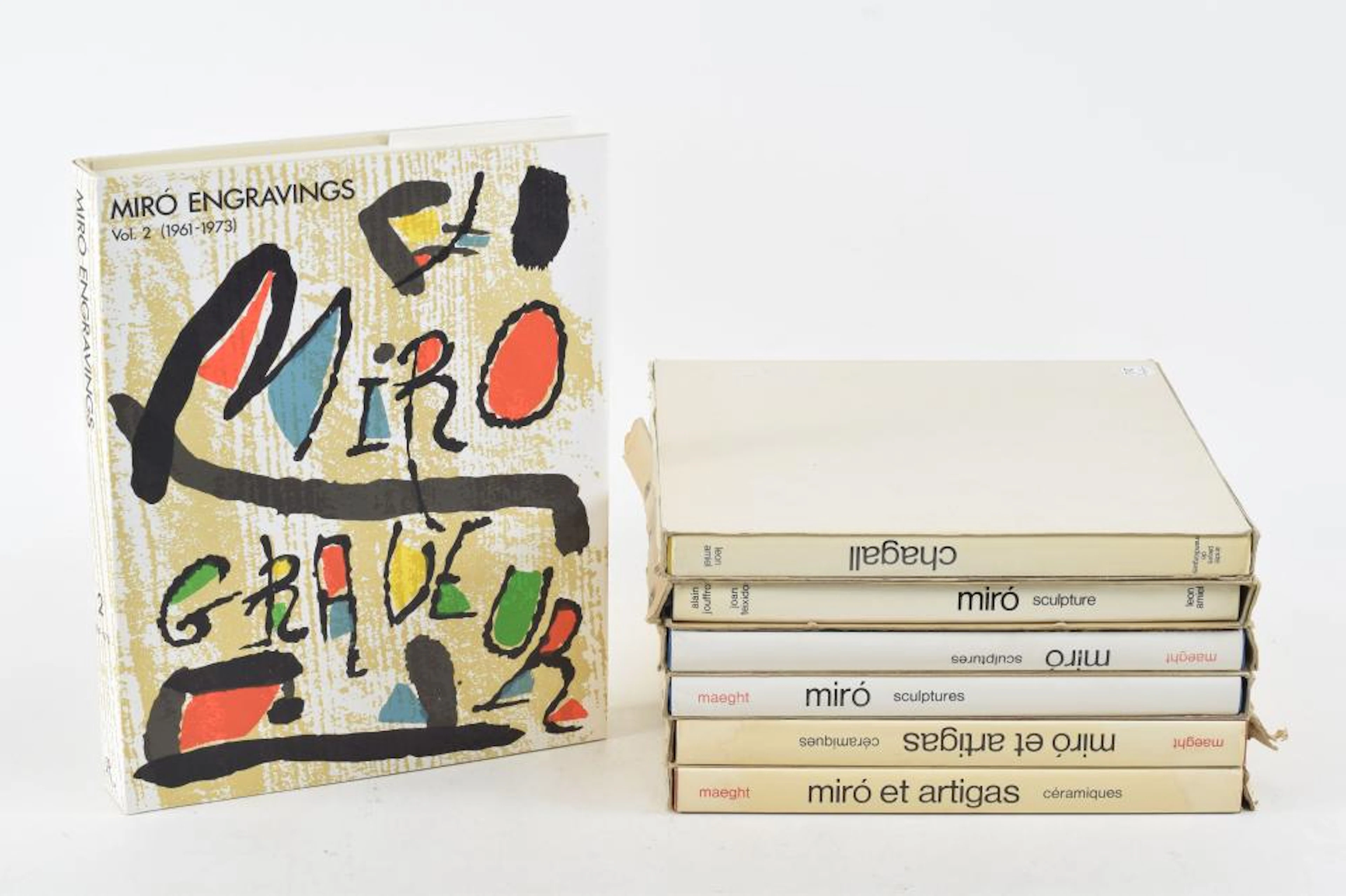 Joan Miro and March Chagall art books