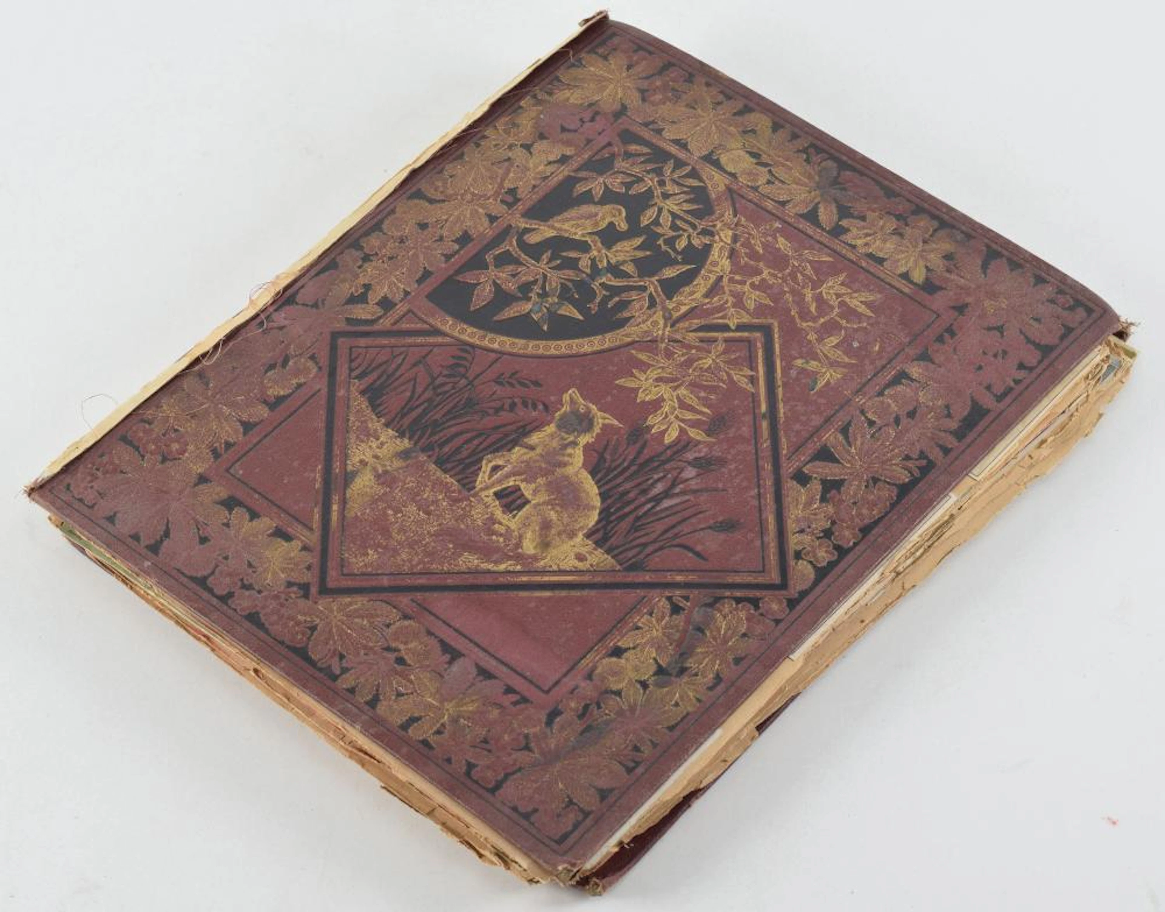 Victorian trade card album