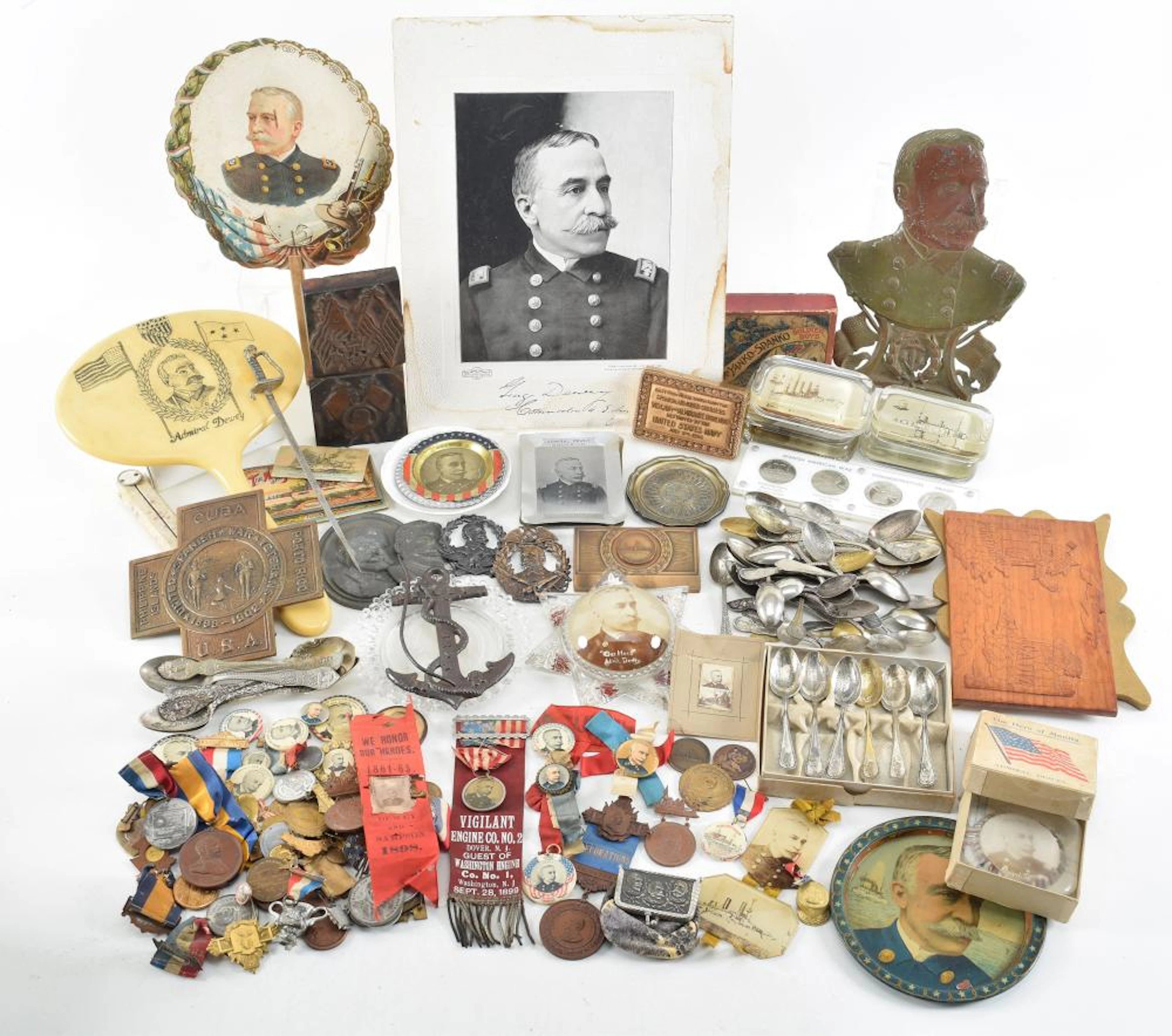 Large collection of Admiral Dewey US Navy
