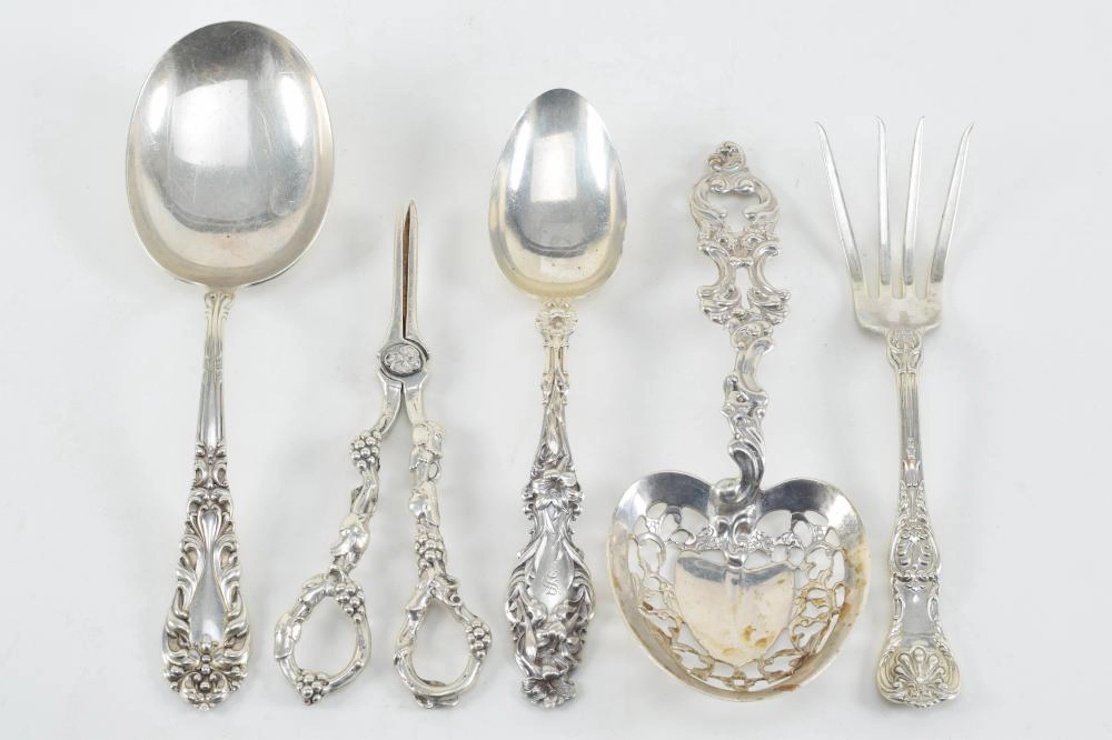 5 sterling silver serving pieces