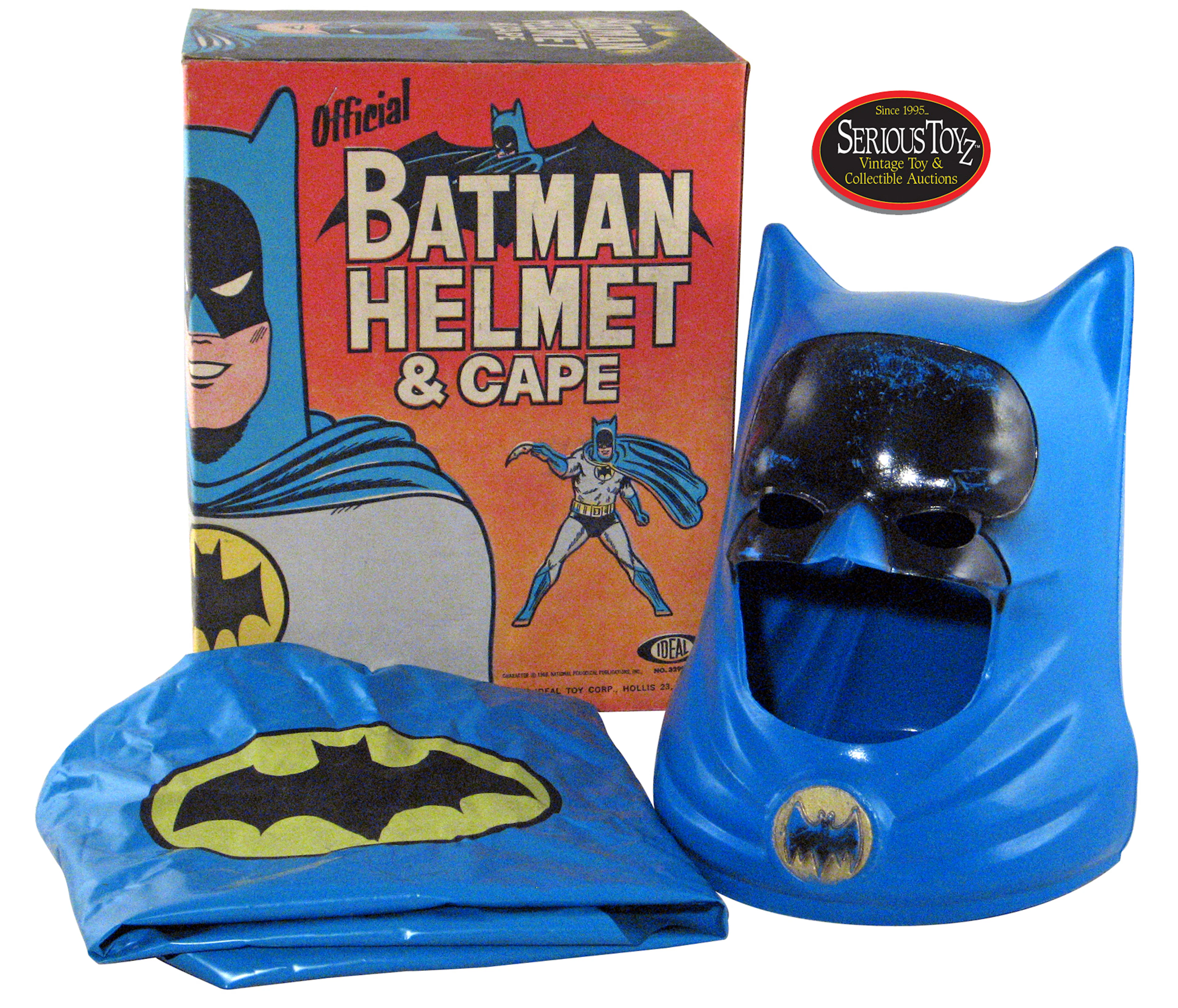 1966 Ideal “Batman Helmet & Cape” in Box