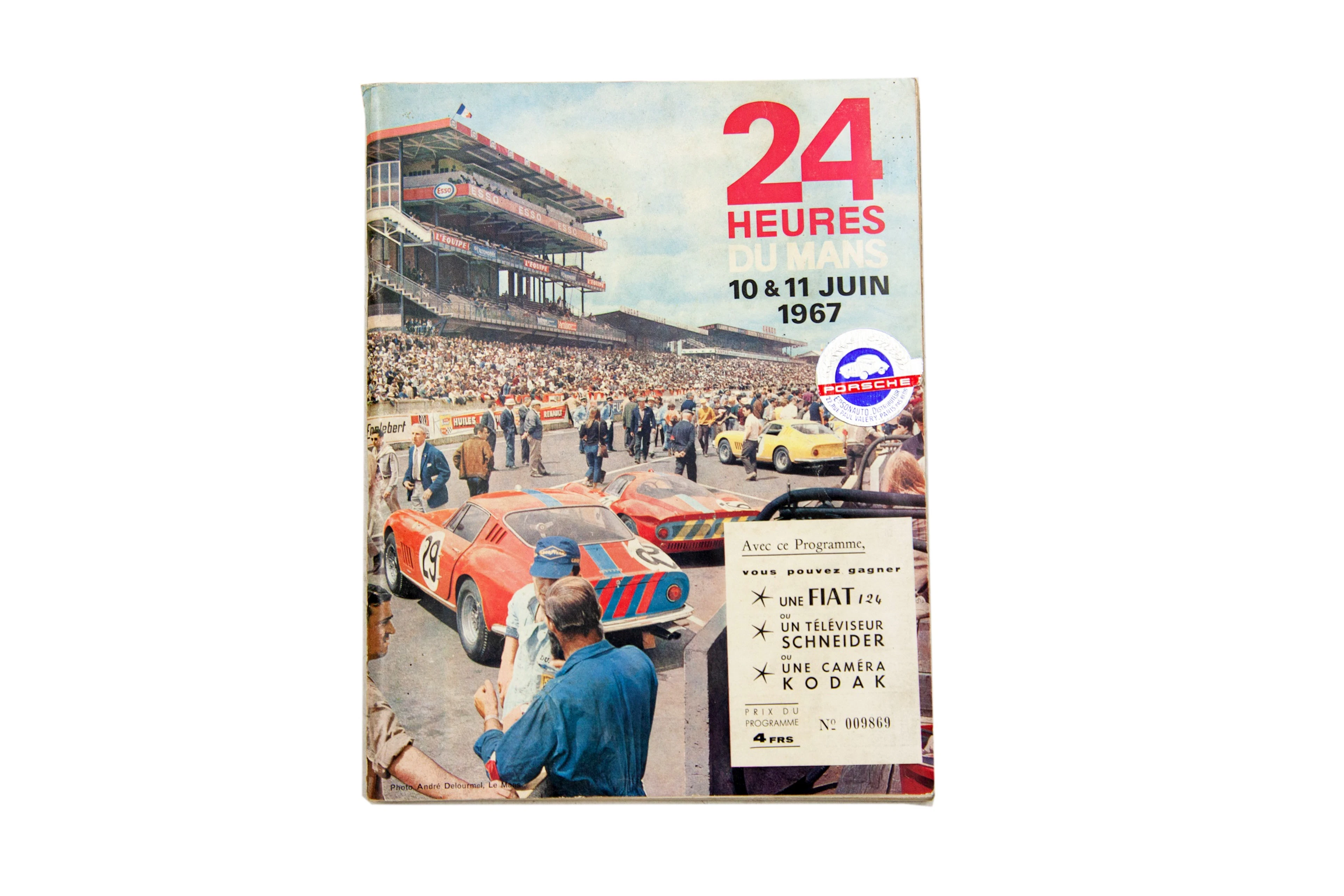1967 Le Mans 24 Heures Du Mans Souvenir Programme  No Reserve