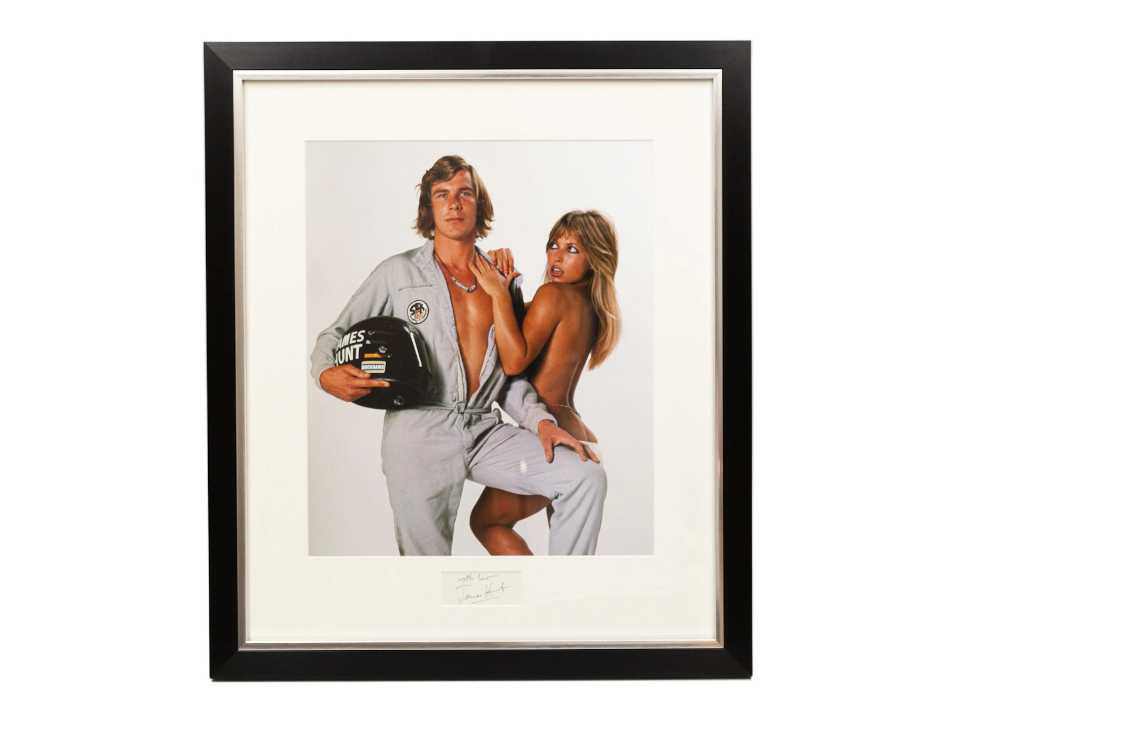 James Hunt Autograph Presentation (1947 - 1993)  No Reserve