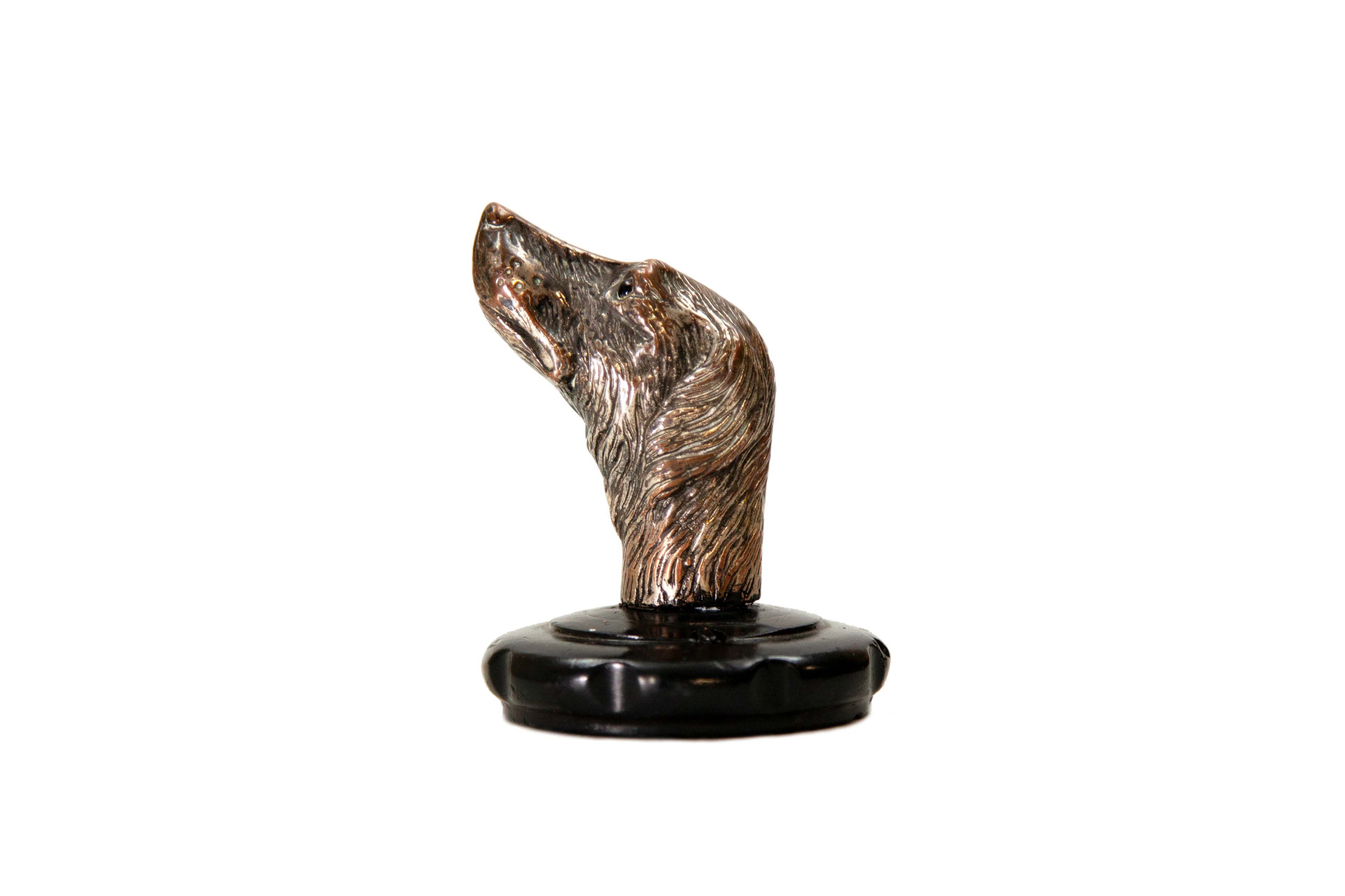 ‘Sporting Dog’, Mounted to a Period Radiator Cap  No Reserve