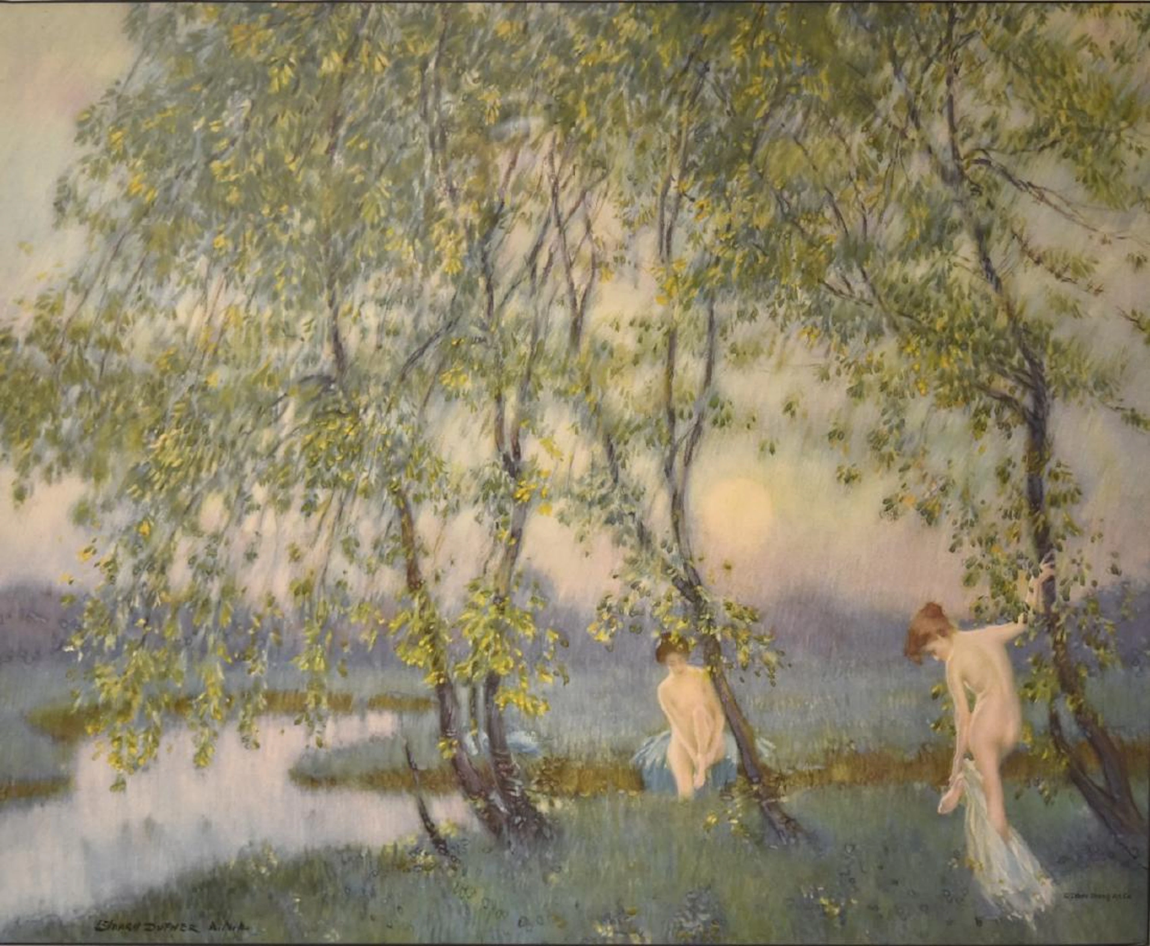 Edward Dufner; Framed Prang Art Print
