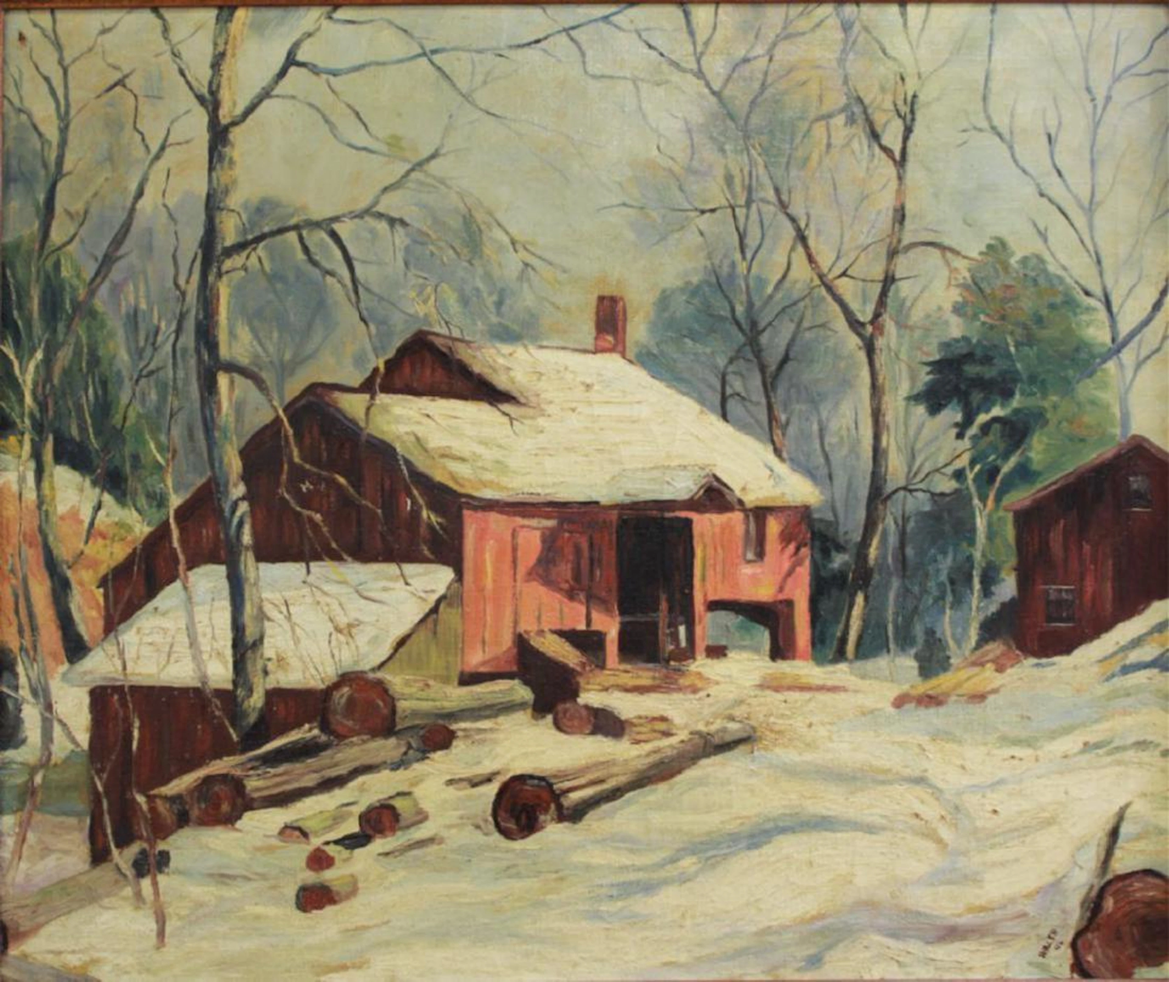John Stanley Walsh; 20thC. Canadian Oil Winter
