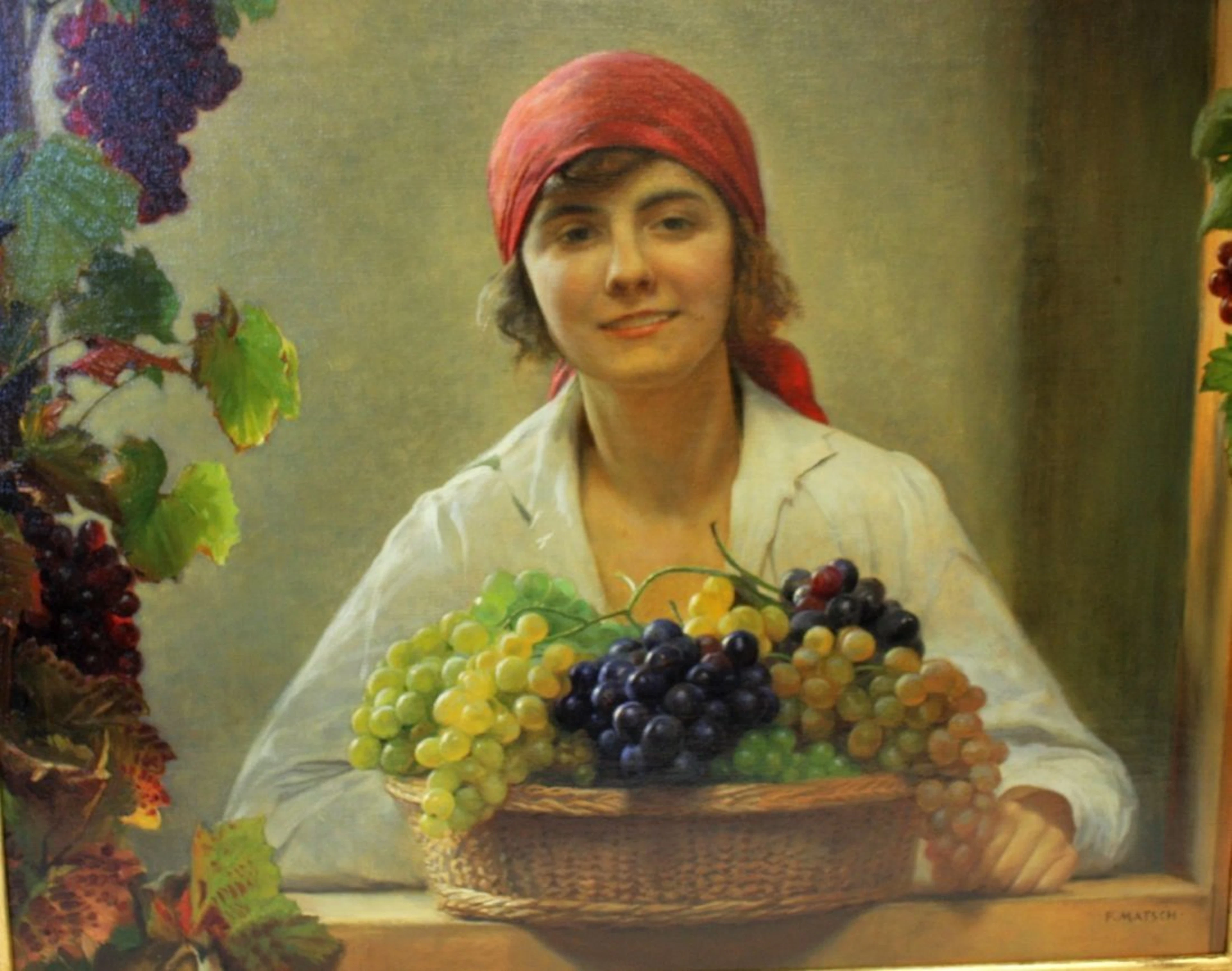 Franz von Matsch; Austrian Oil Painting Signed