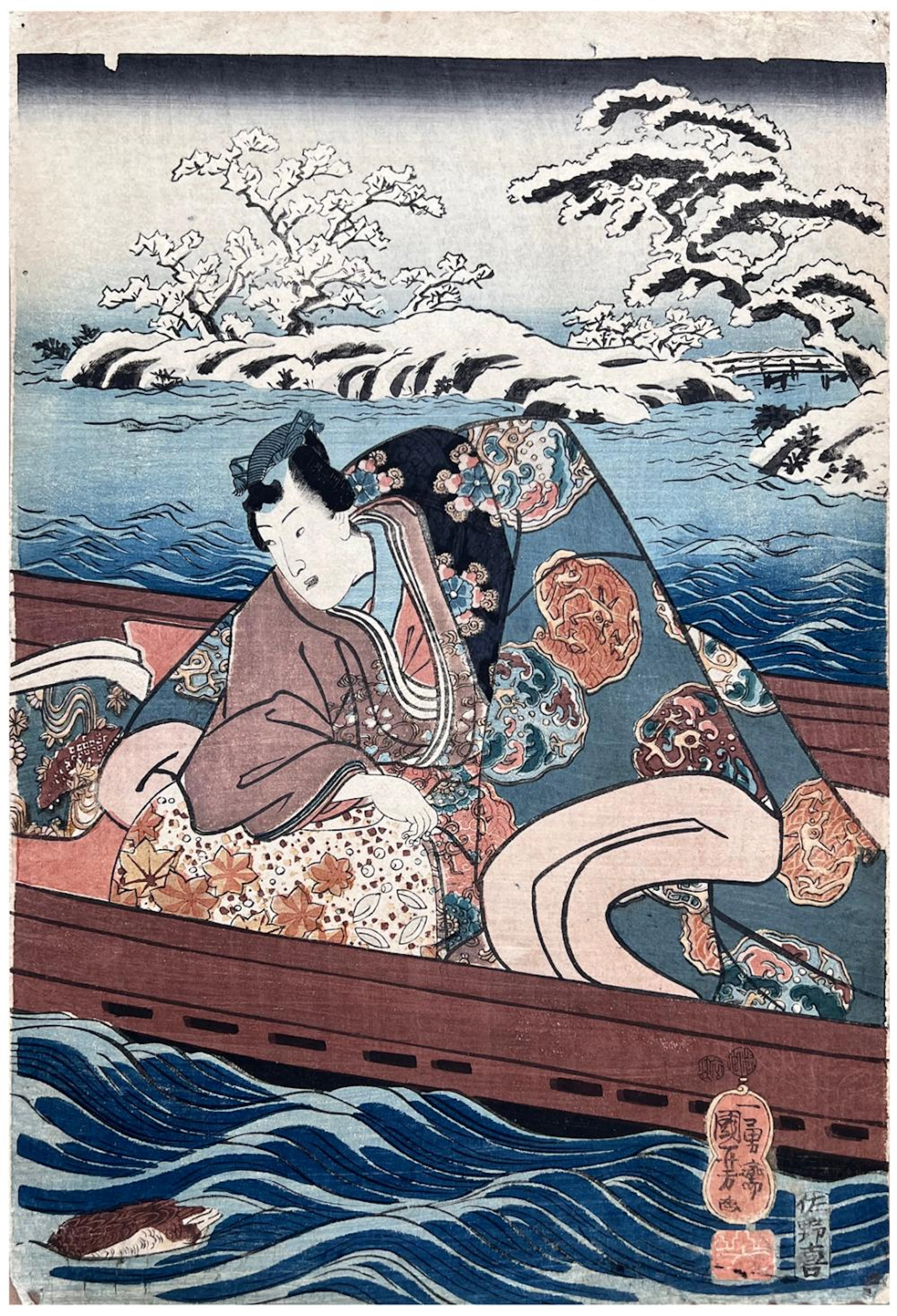 Japanese Woodblock Print Utagawa Kuniyoshi