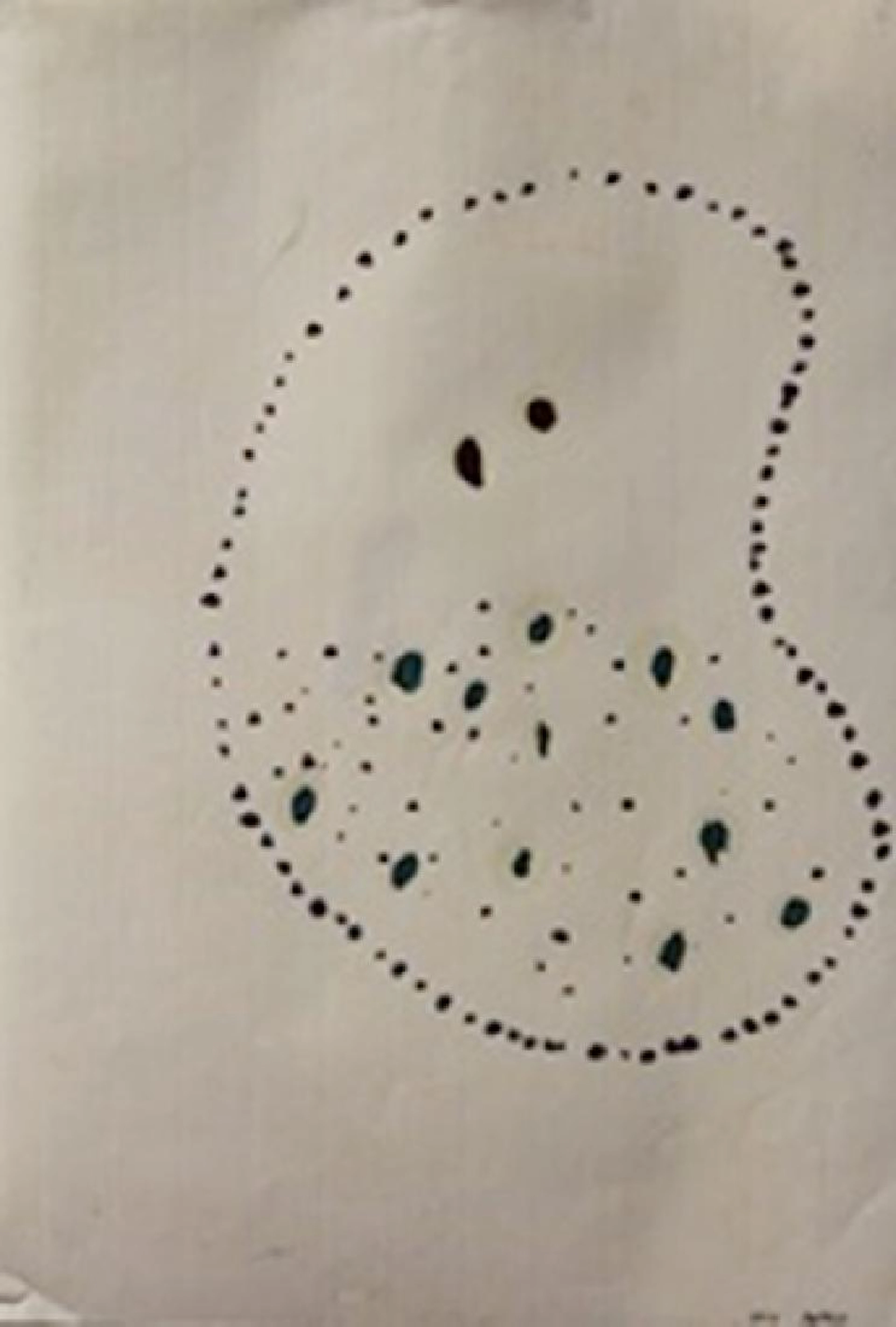 Space - Lucio Fontana - Oil On Paper