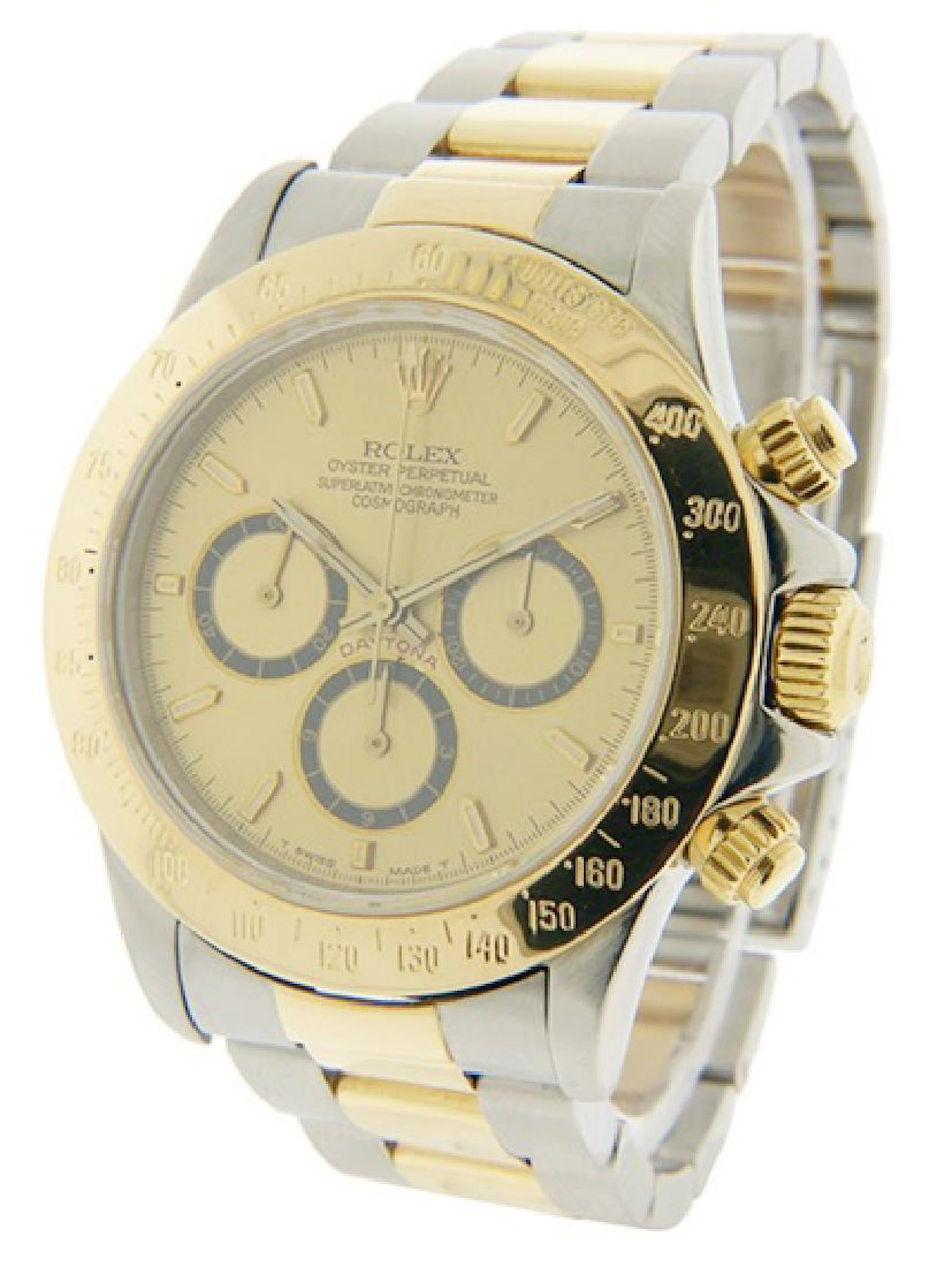 Men's 18K Gold Daytona Zenith Rolex Watch