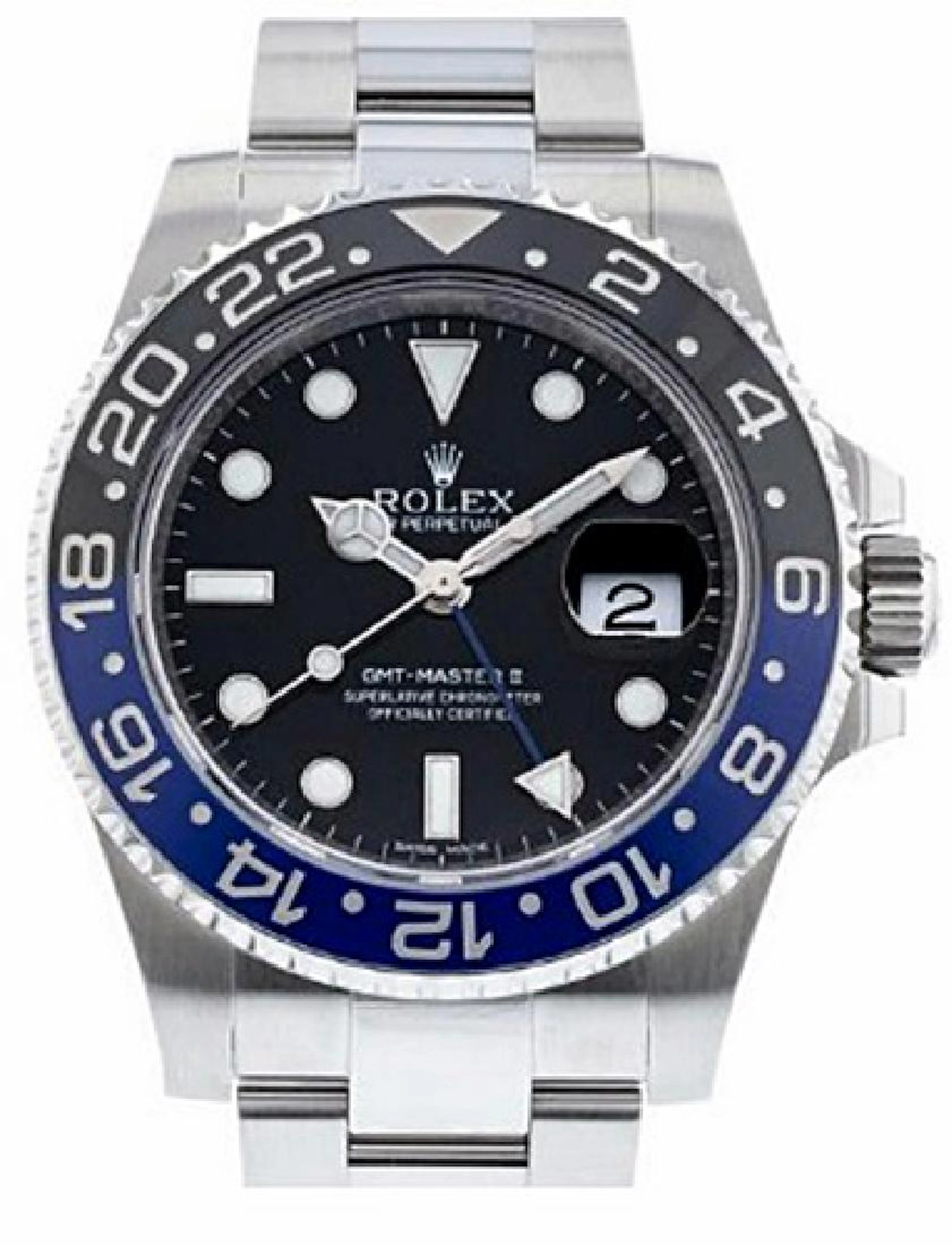 Rolex gmt-master ii "batman" 116710