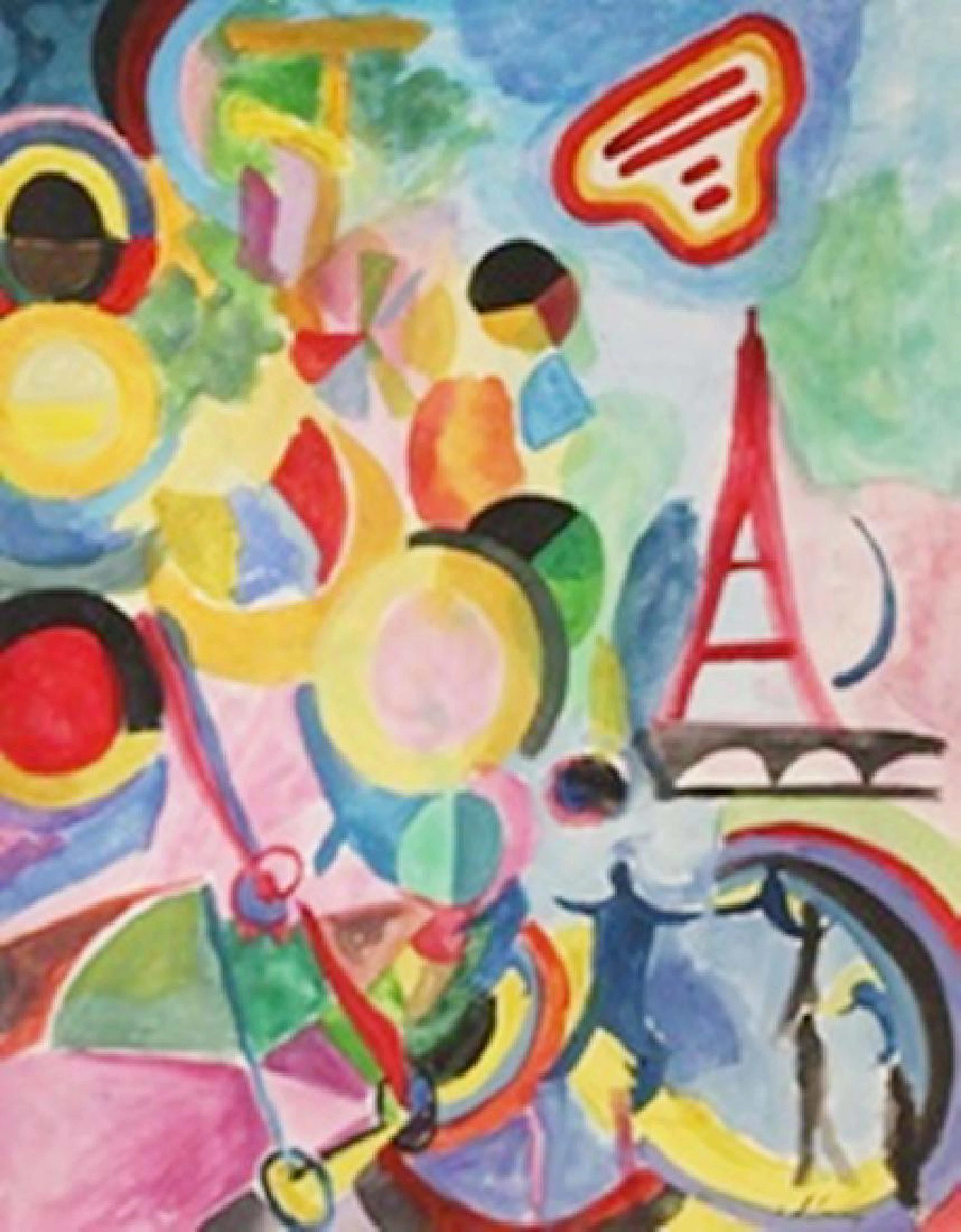 Paris - Robert Delaunay - Watercolor On Paper