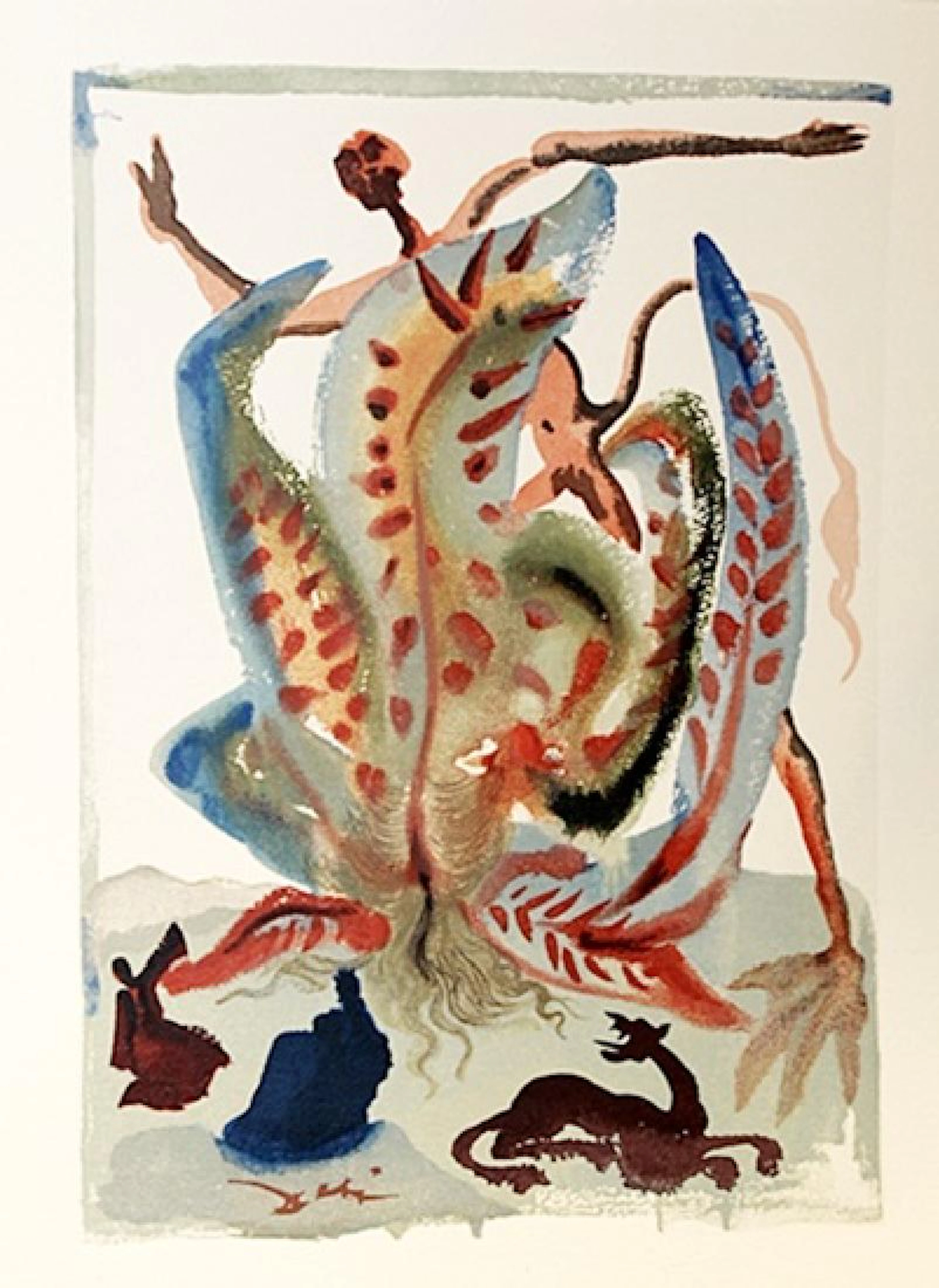 Dali - Purgatory Canto 23 - The Divine Comedy