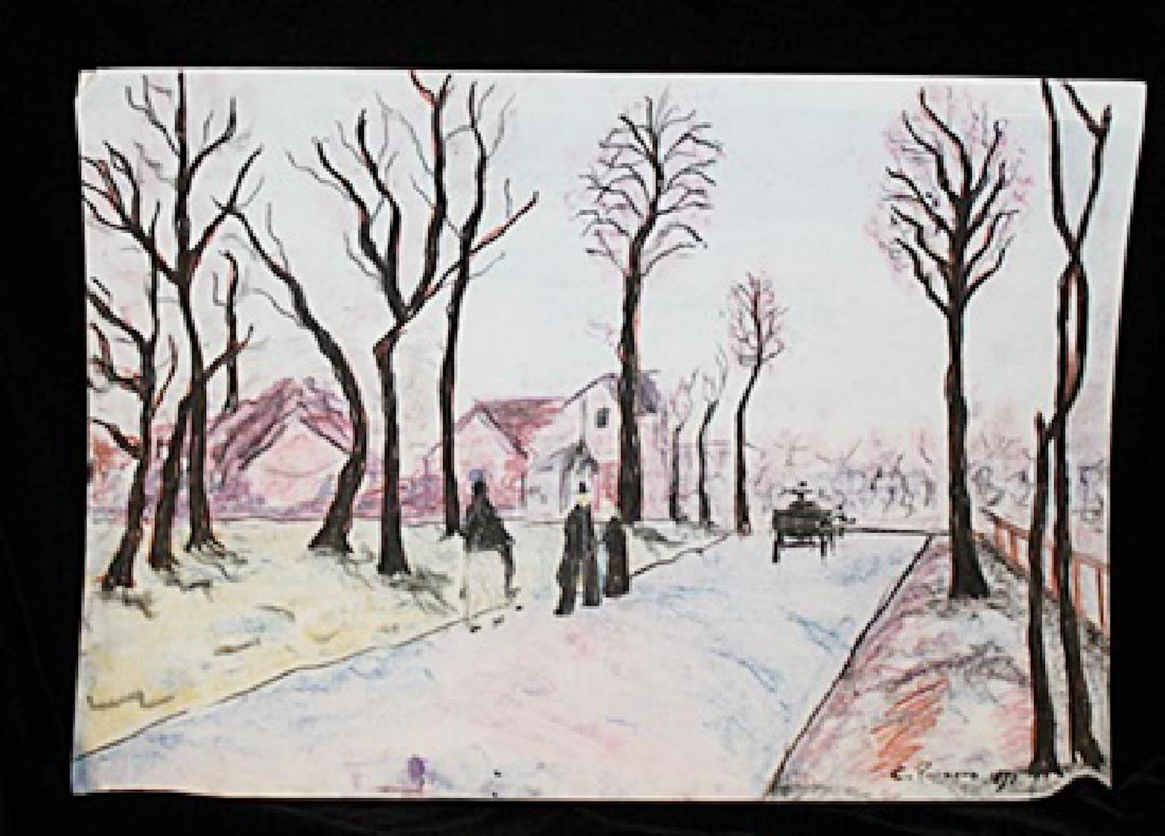 Camille Pissarro - The Way in Eragny