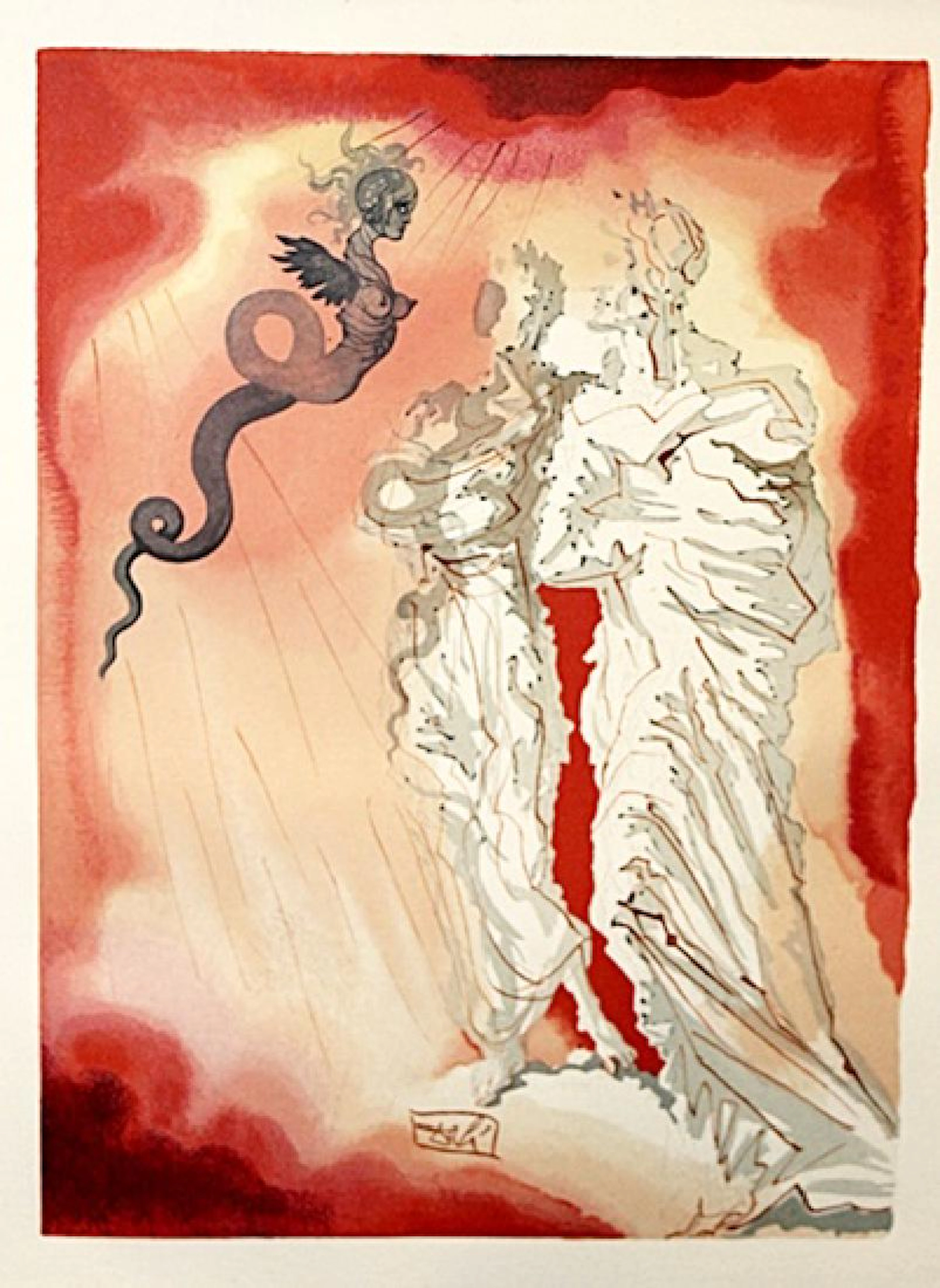 Dali - Hell Canto 21 - The Divine Comedy