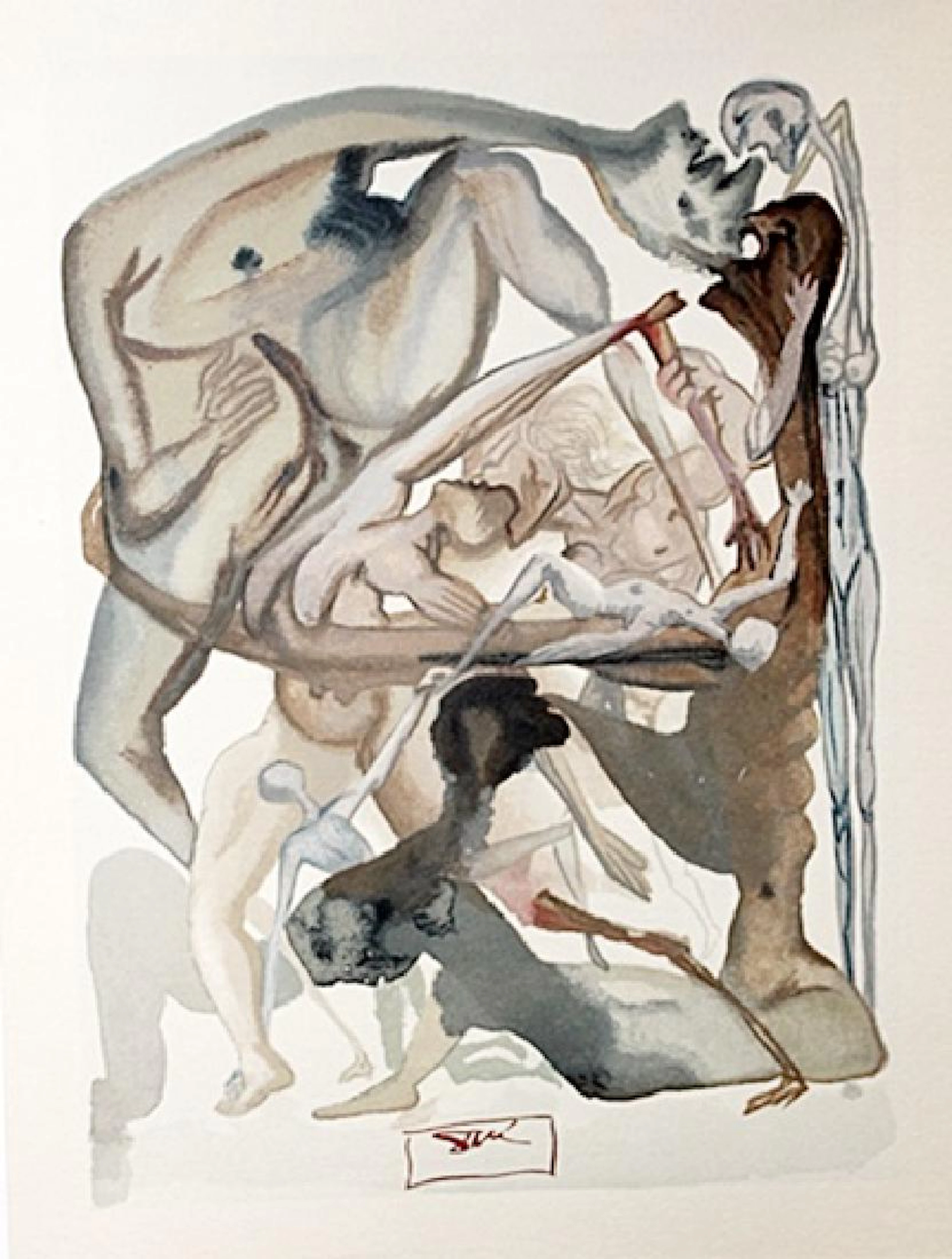 Dali - Hell Canto 11 - The Divine Comedy