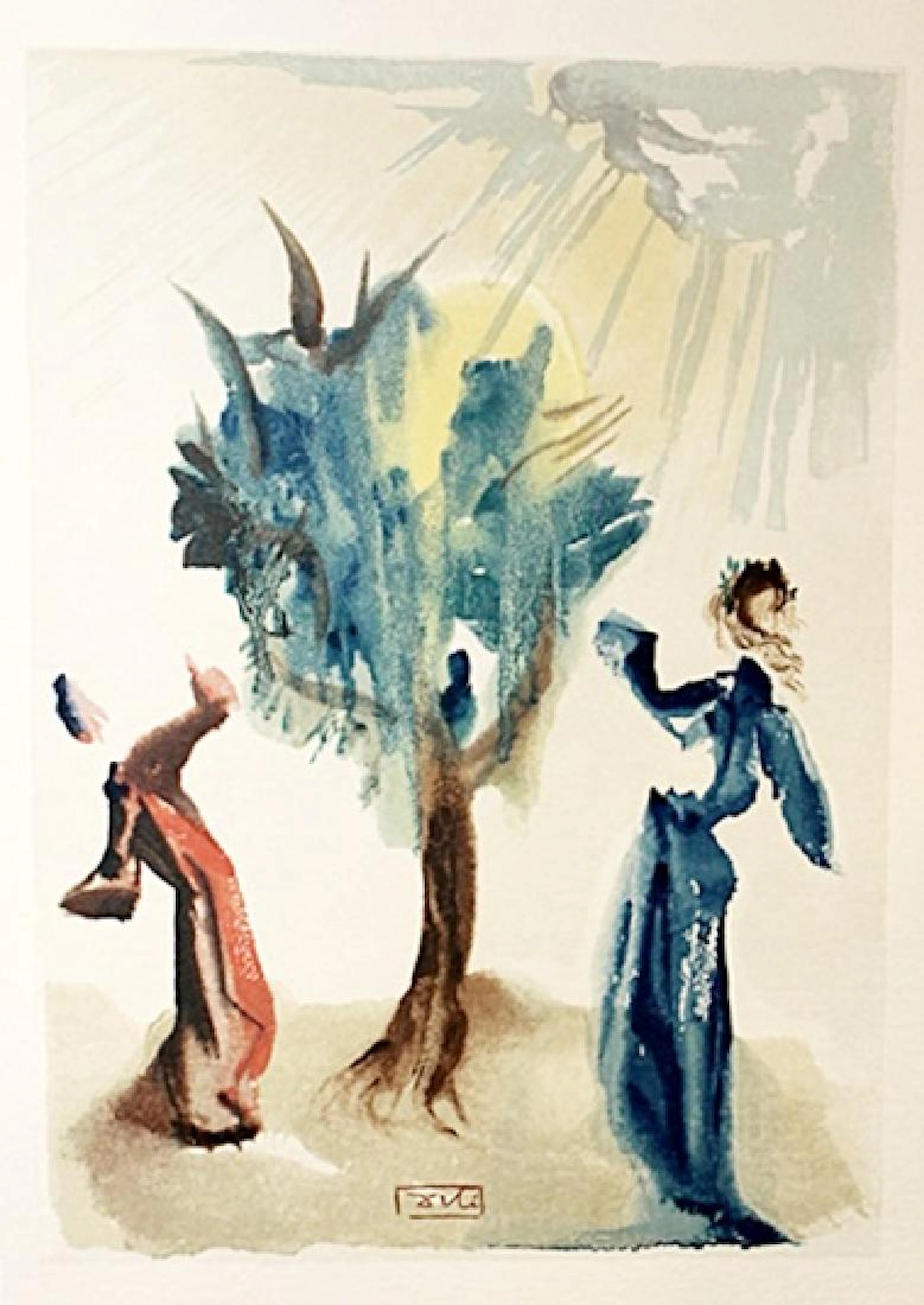 Dali - Purgatory Canto 24 - The Divine Comedy