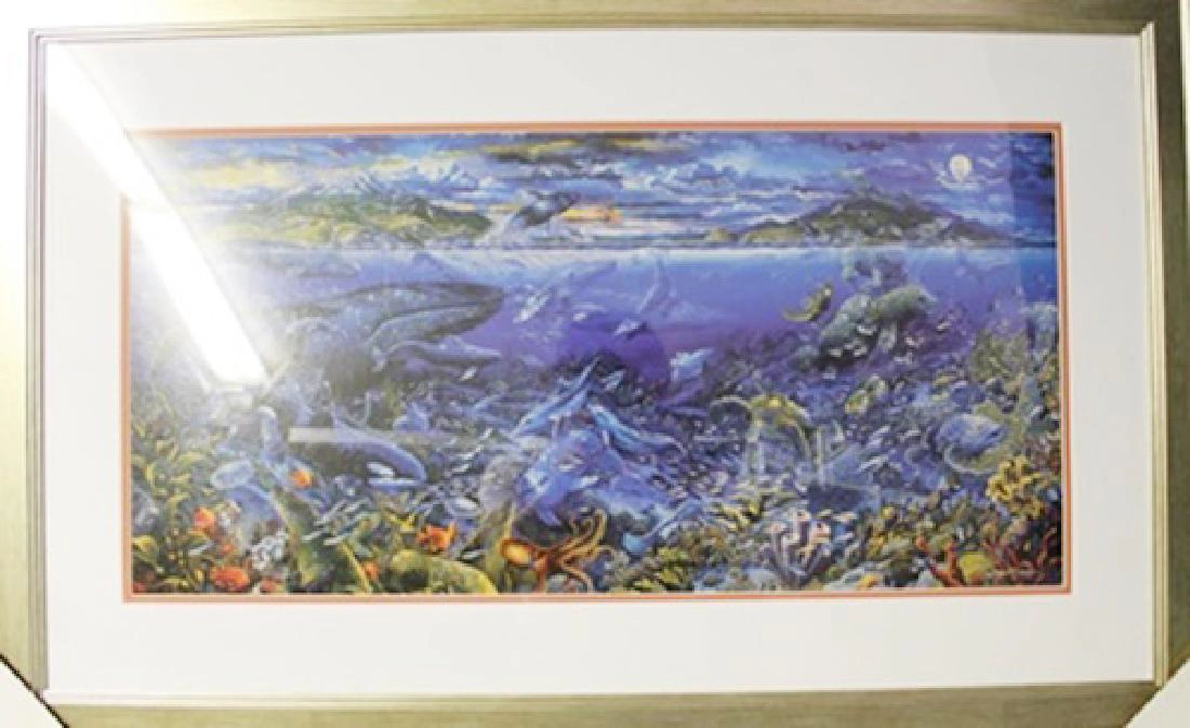 Lithograph "Three Worlds II" By Robert Lyn Nelson