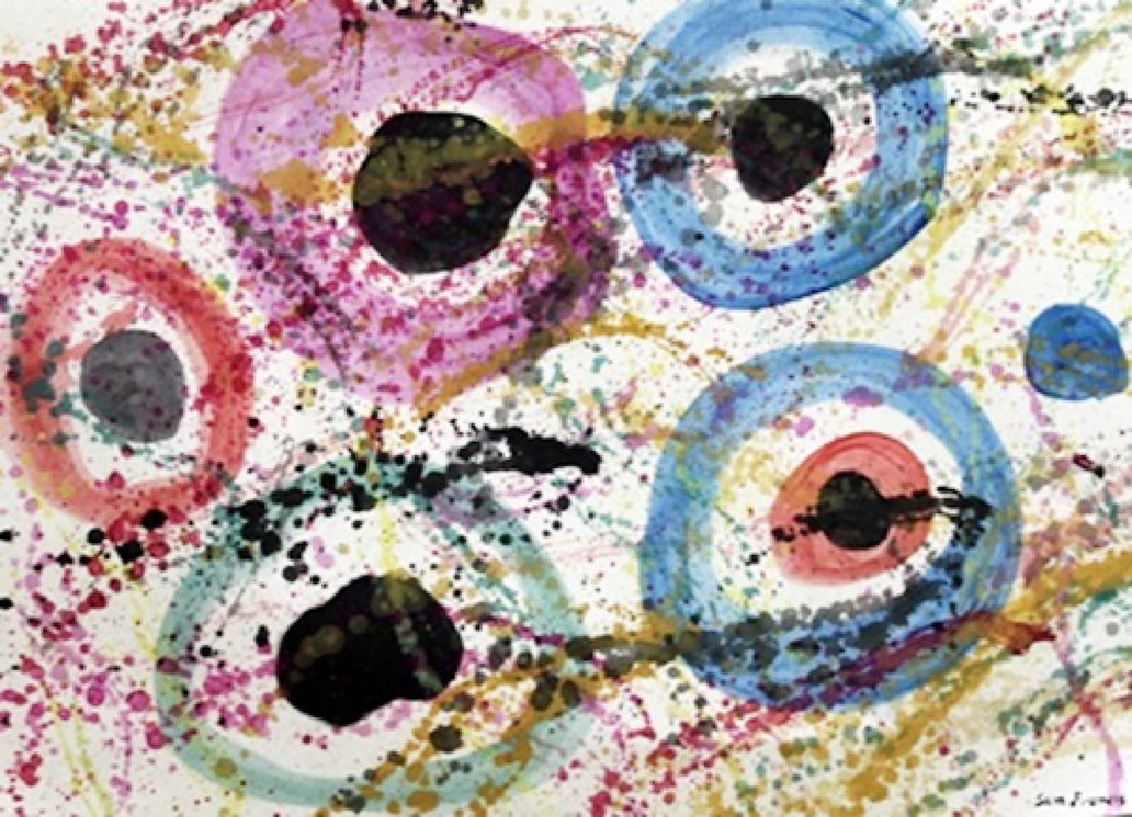 My Eye - Sam Francis - Oil On Paper