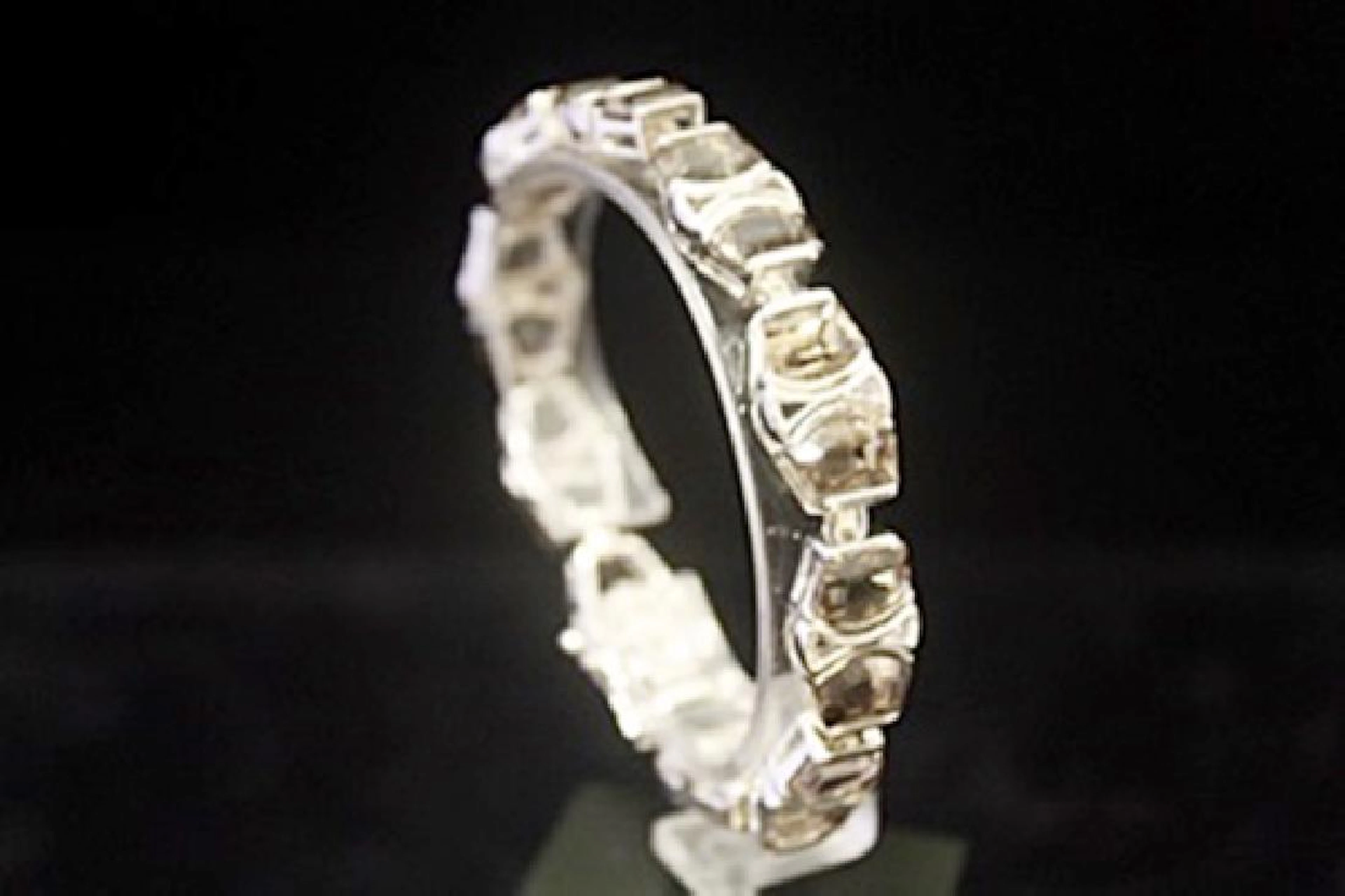 Stunning Smokey Quartz Silver Bracelet