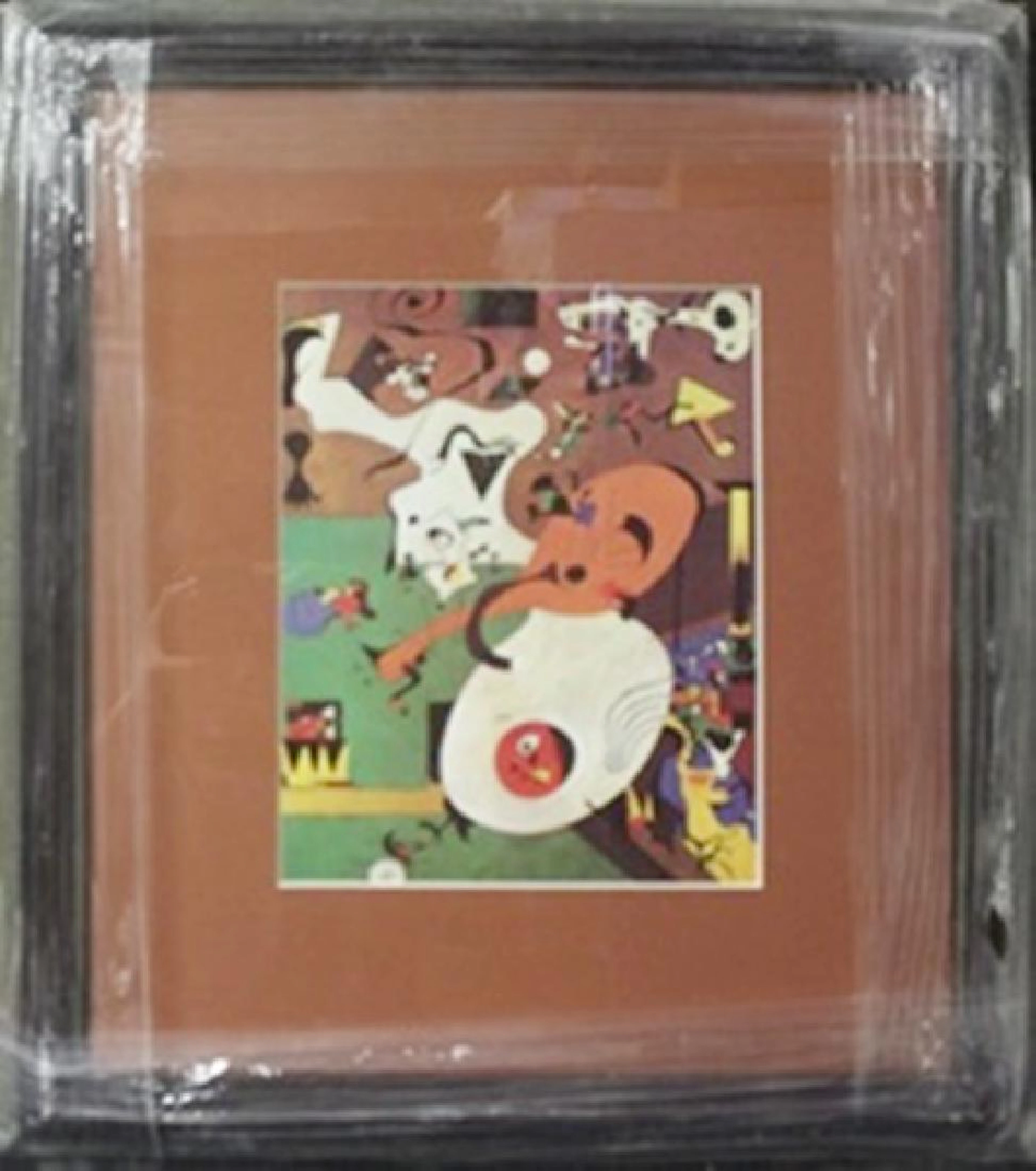Framed Lithograph In the Style of Joan Miro