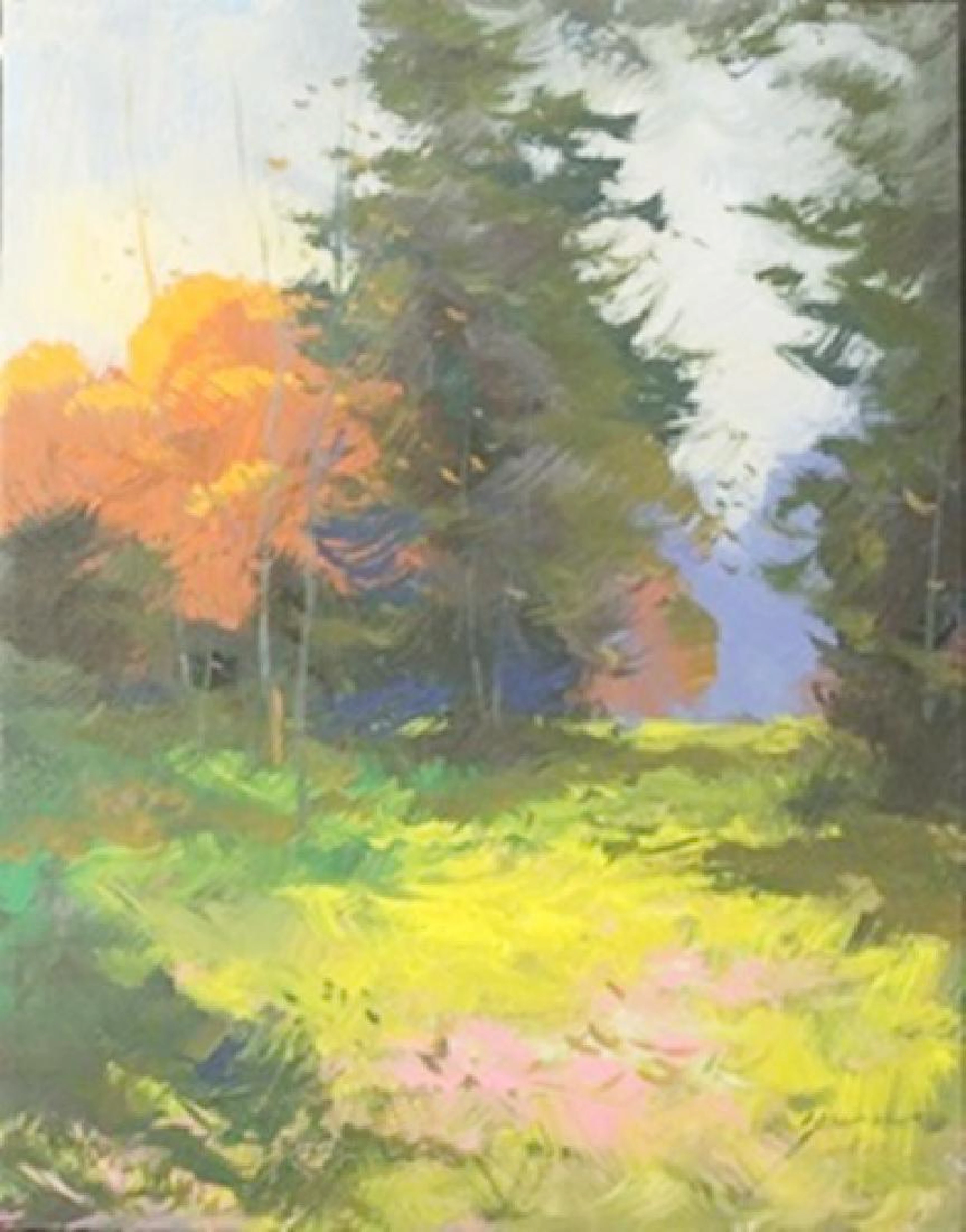 Acrylic on Canvas "Middle of No Where" by Michael