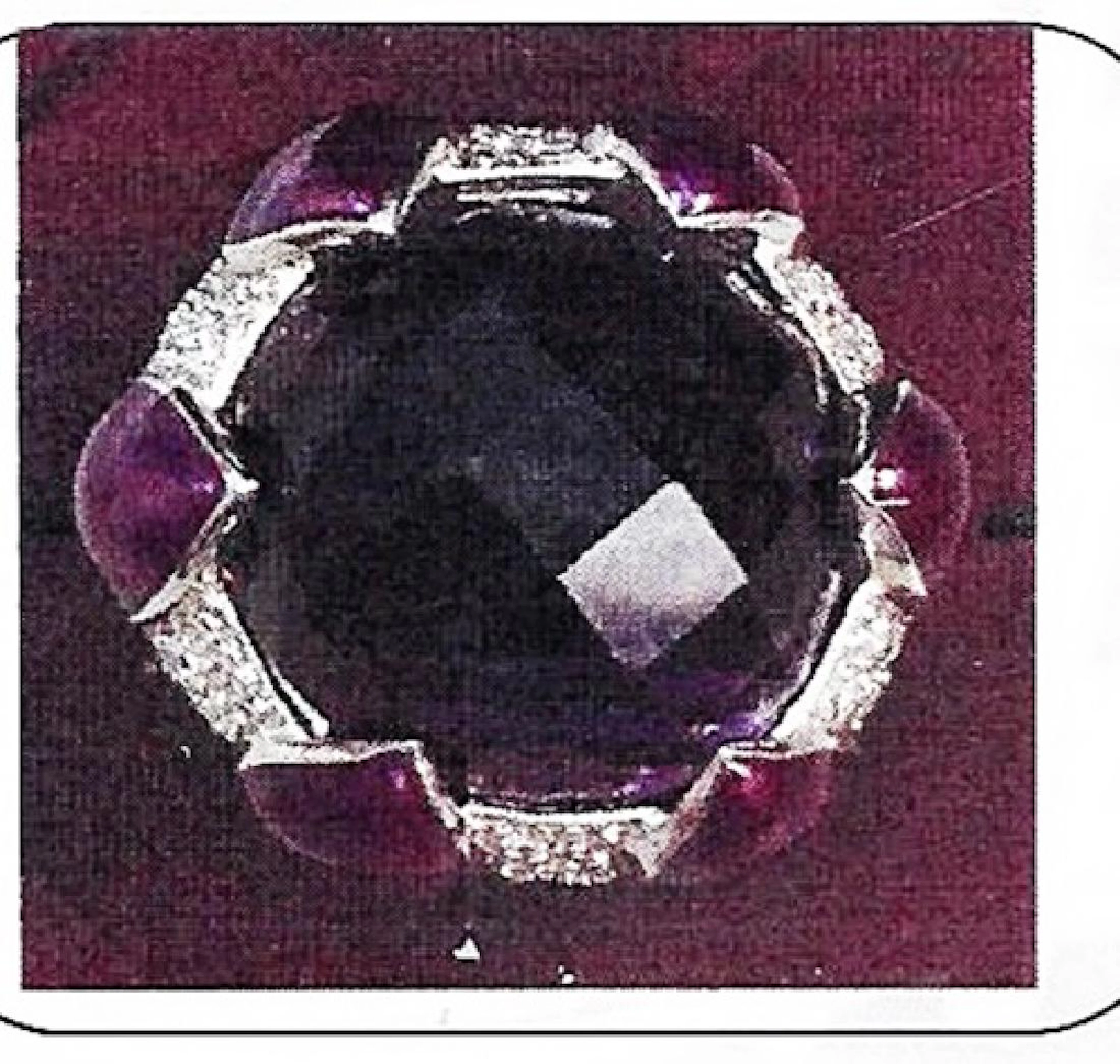 Lady's silver fancy ring
