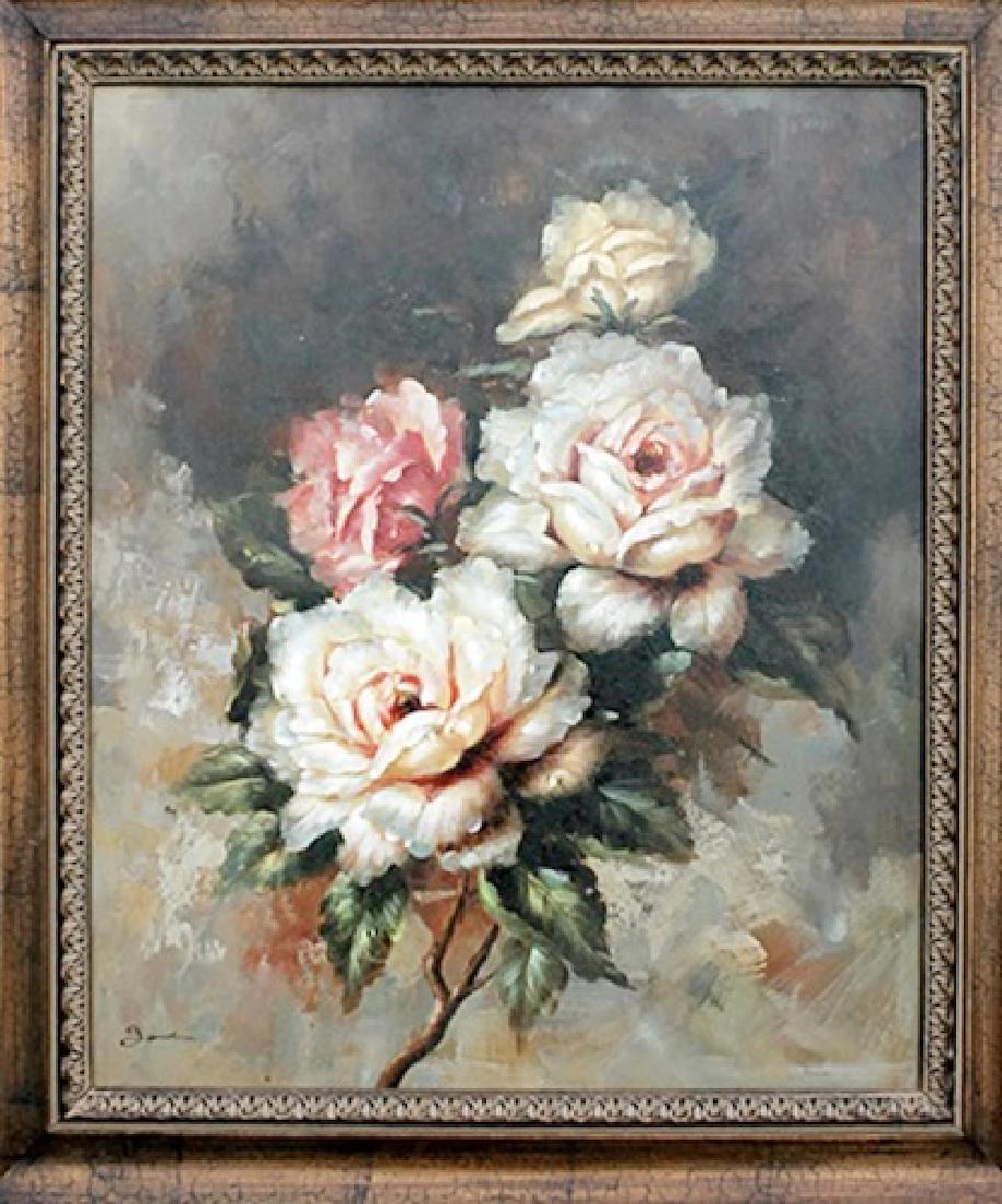 Garden Roses - Santini - Giclee