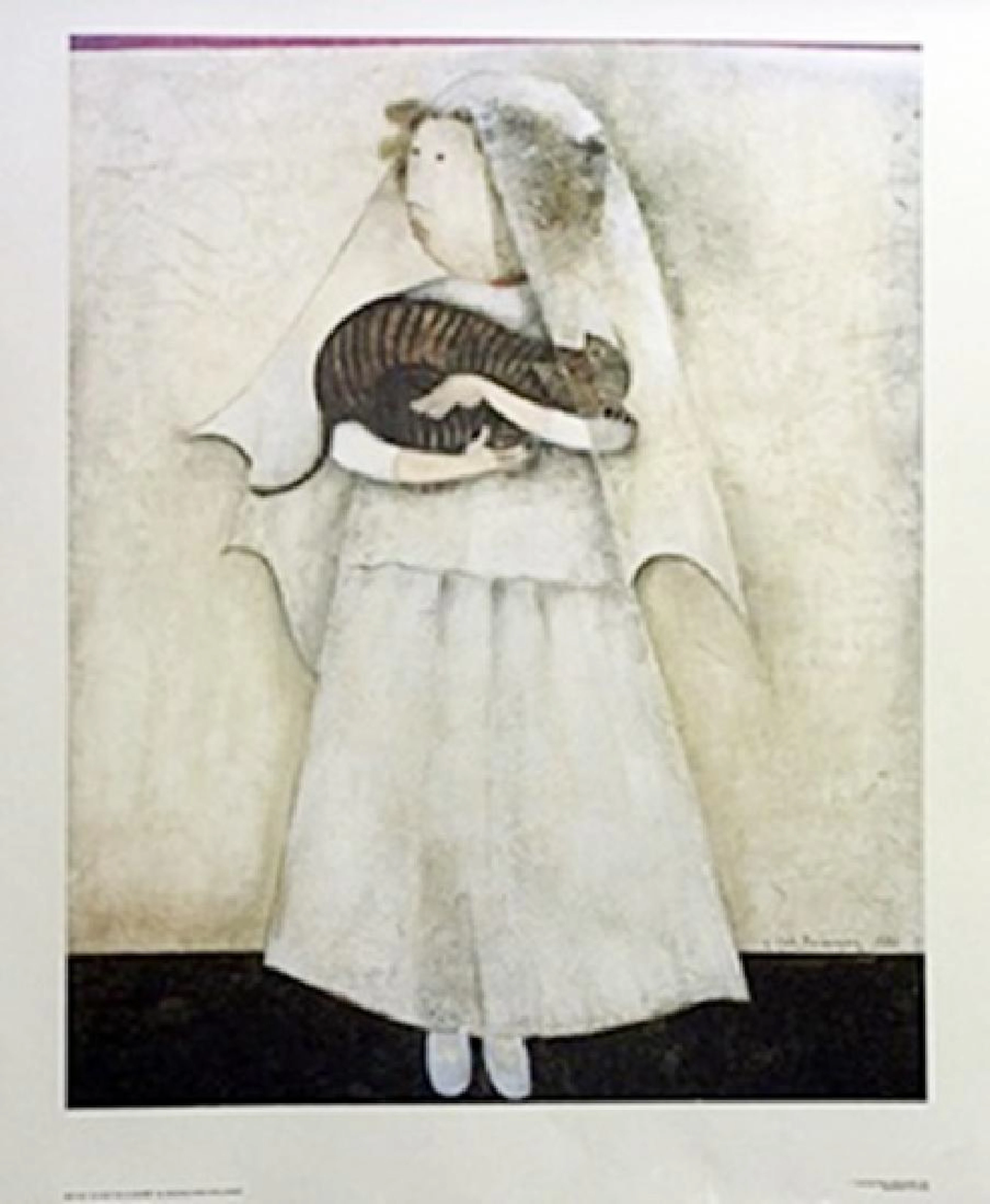 Lithograph - Le Chat De La Marie - In the Style of G.