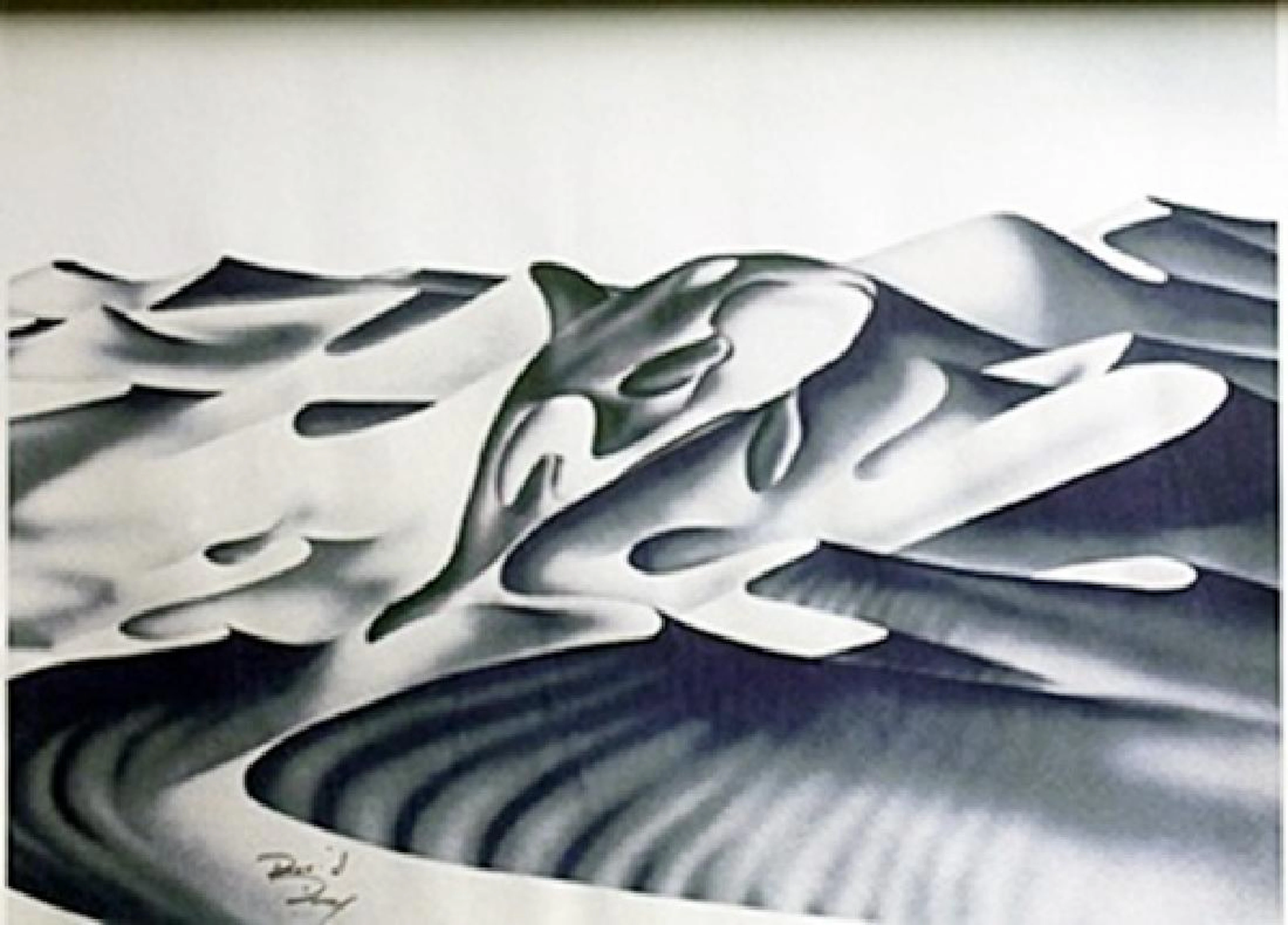 Lithograph Orca - In the Style of David Dory