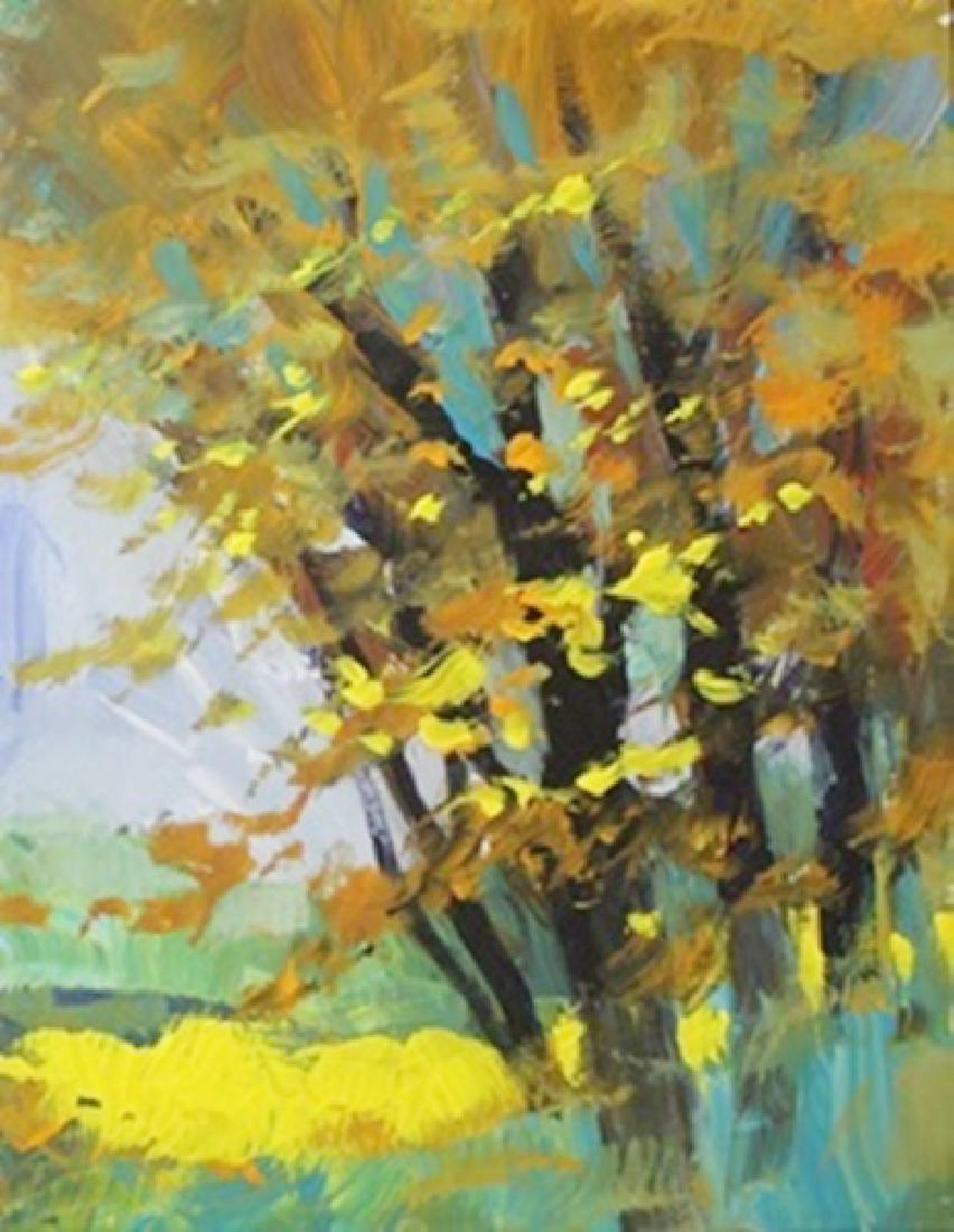 Acrylic on Canvas "Colors of Fall" by Michael