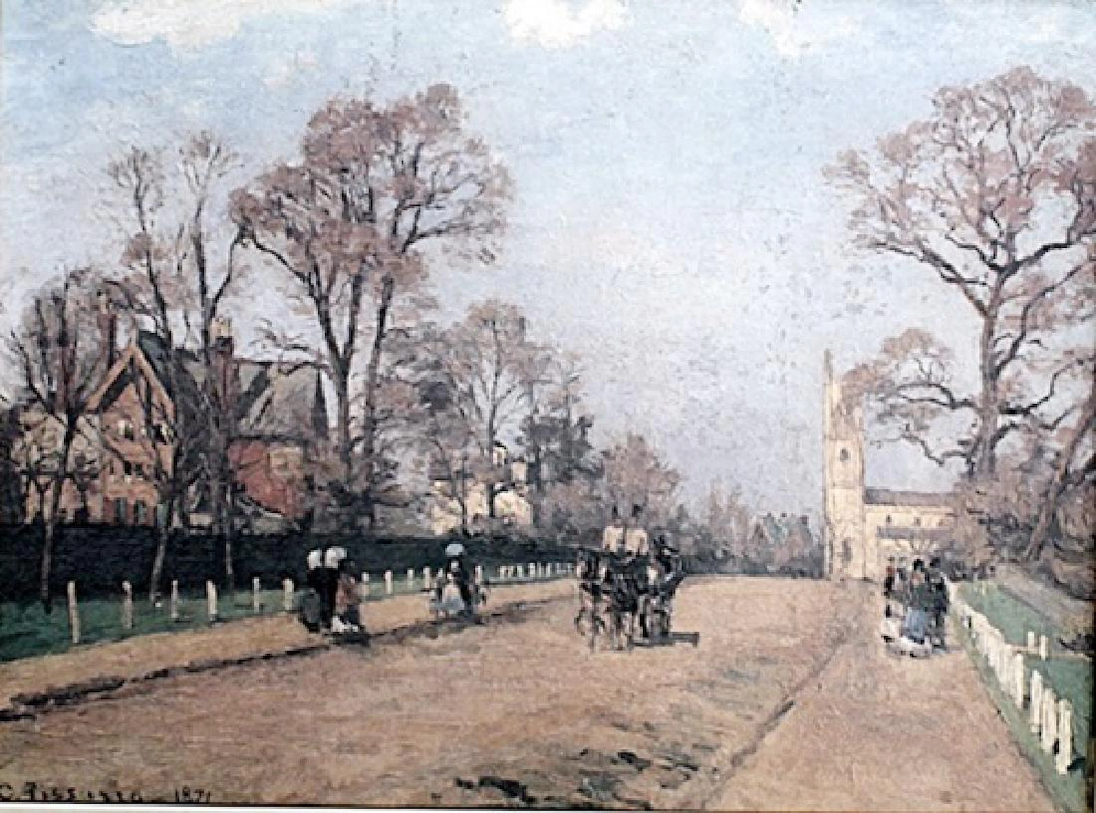 The Avenue, Sydenham - Camille Pissarro - Lithograph
